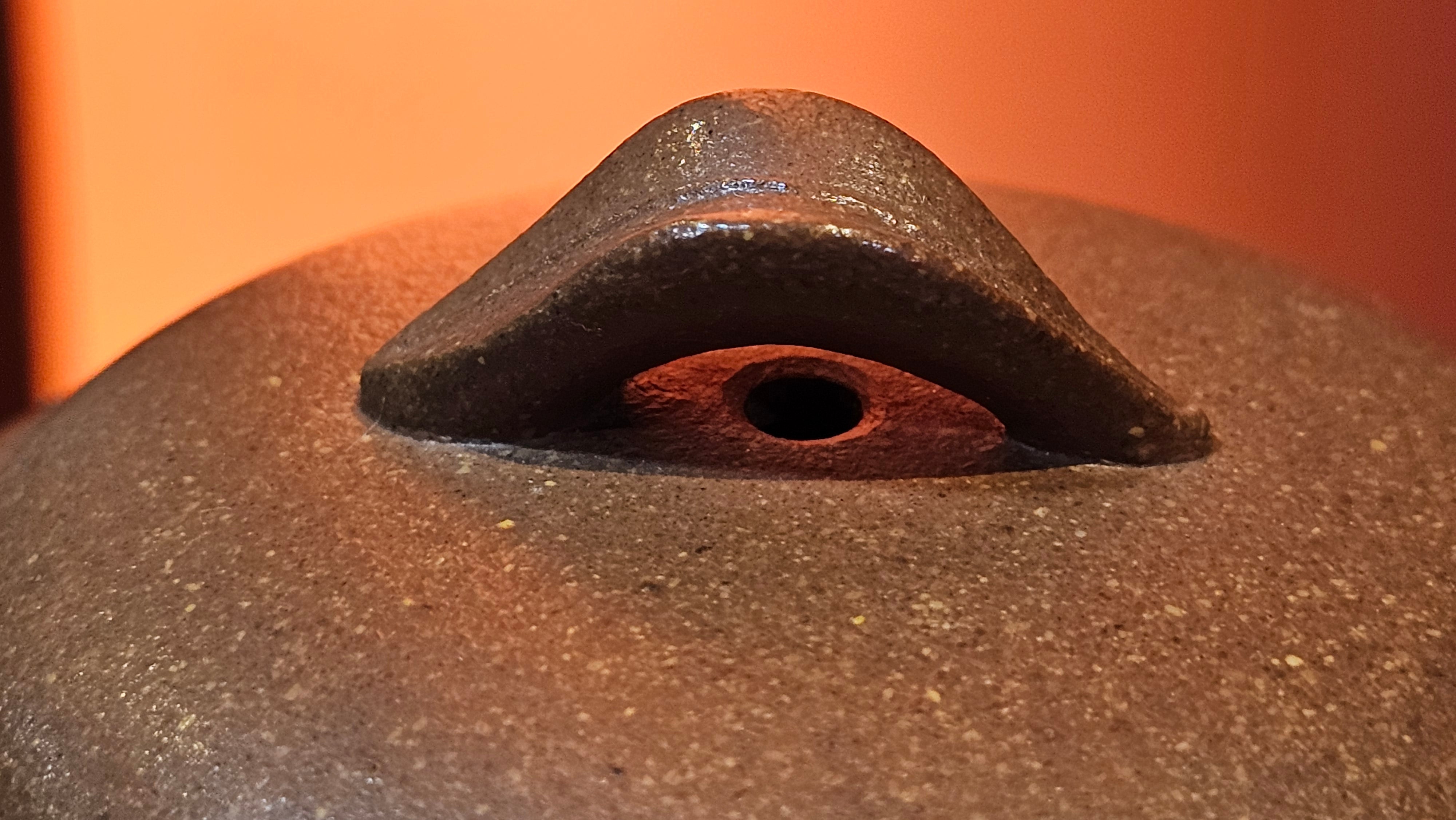 《一叶知秋》Yi Ye Zhi Qiu ~ "The Autumn Leaf", 167.7ml, Bao Shan Duan Ni 宝山段泥, by our Craftsman Zhang Huan 张欢, Bamboo and Calligraphy Engraving by Craftsman Yi Cheng 逸成 ~!Congratulations to!Ms N.C.! 0903hrs 18th Oct 2025, Los Baños, Philippines🇵🇭!