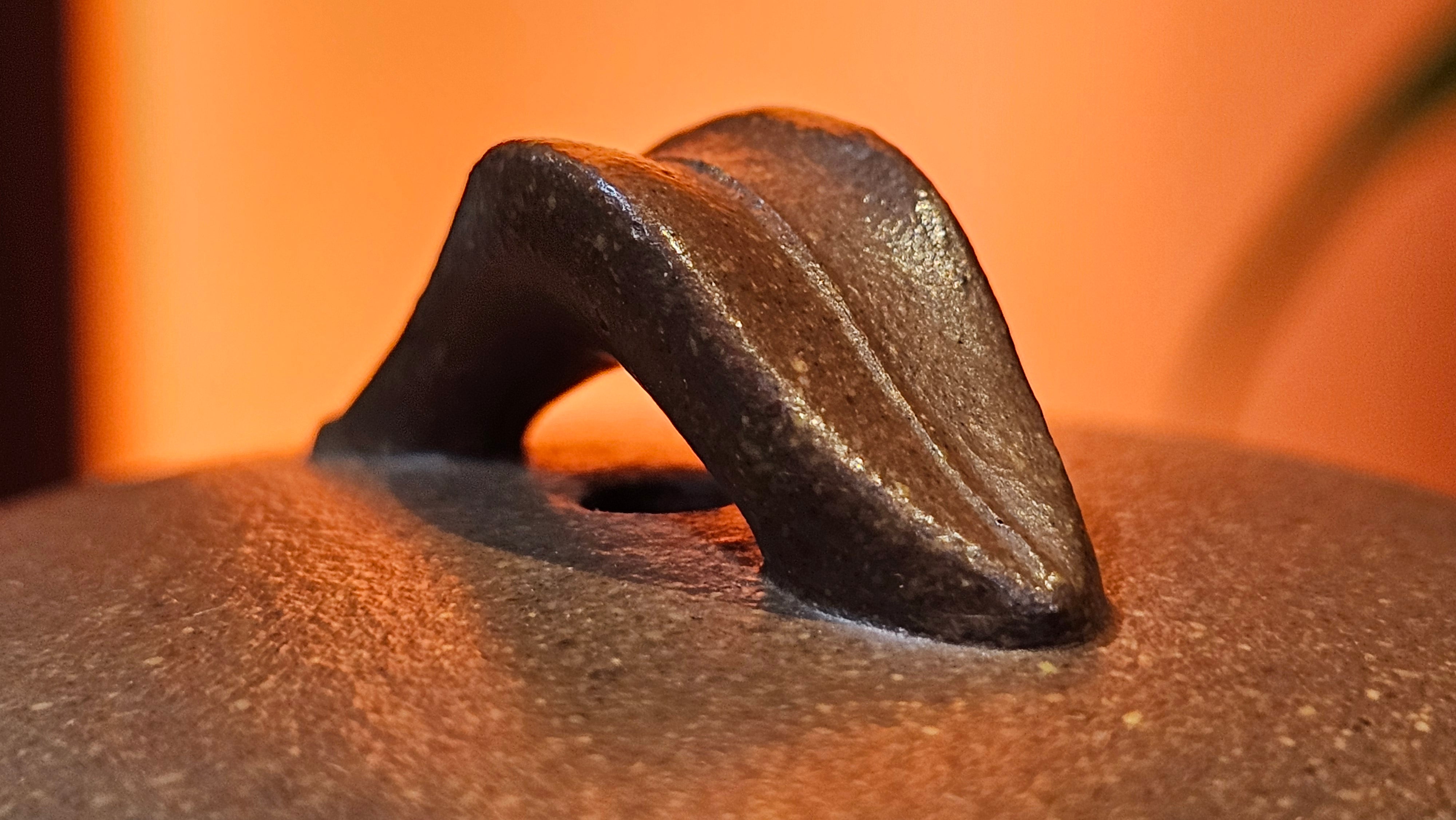 《一叶知秋》Yi Ye Zhi Qiu ~ "The Autumn Leaf", 167.7ml, Bao Shan Duan Ni 宝山段泥, by our Craftsman Zhang Huan 张欢, Bamboo and Calligraphy Engraving by Craftsman Yi Cheng 逸成 ~!Congratulations to!Ms N.C.! 0903hrs 18th Oct 2025, Los Baños, Philippines🇵🇭!