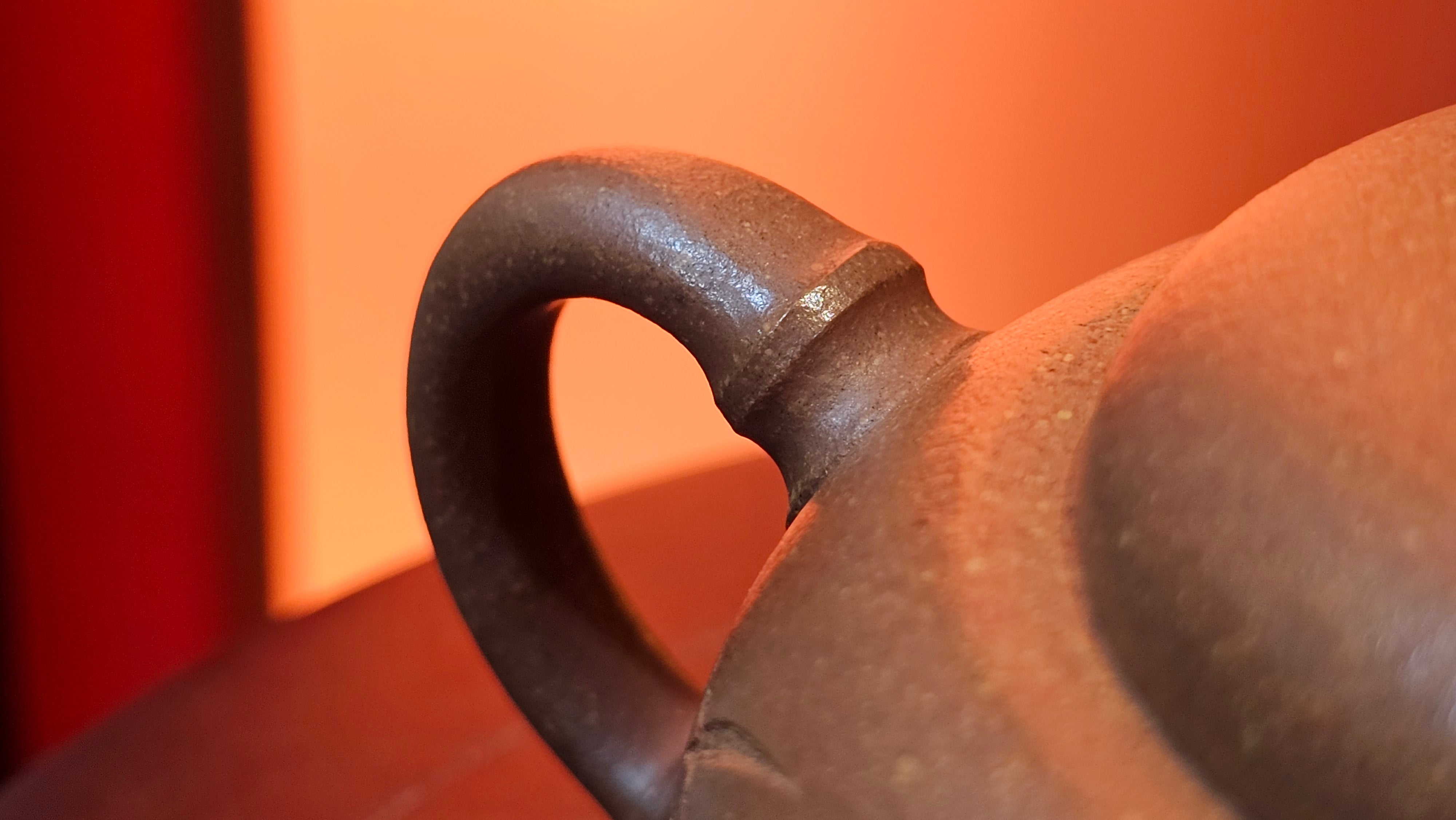 《一叶知秋》Yi Ye Zhi Qiu ~ "The Autumn Leaf", 167.7ml, Bao Shan Duan Ni 宝山段泥, by our Craftsman Zhang Huan 张欢, Bamboo and Calligraphy Engraving by Craftsman Yi Cheng 逸成 ~!Congratulations to!Ms N.C.! 0903hrs 18th Oct 2025, Los Baños, Philippines🇵🇭!