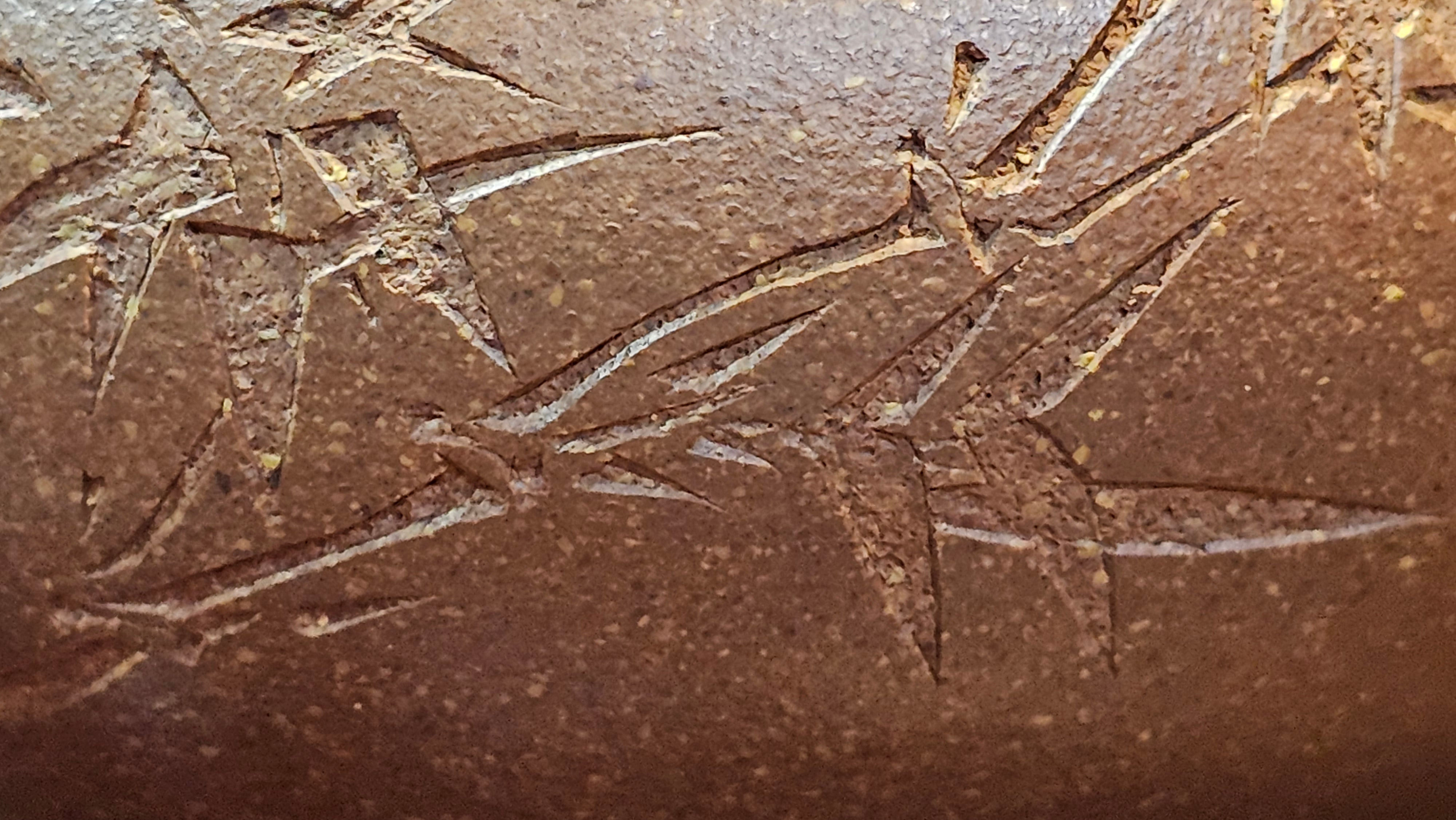 《一叶知秋》Yi Ye Zhi Qiu ~ "The Autumn Leaf", 167.7ml, Bao Shan Duan Ni 宝山段泥, by our Craftsman Zhang Huan 张欢, Bamboo and Calligraphy Engraving by Craftsman Yi Cheng 逸成 ~!Congratulations to!Ms N.C.! 0903hrs 18th Oct 2025, Los Baños, Philippines🇵🇭!