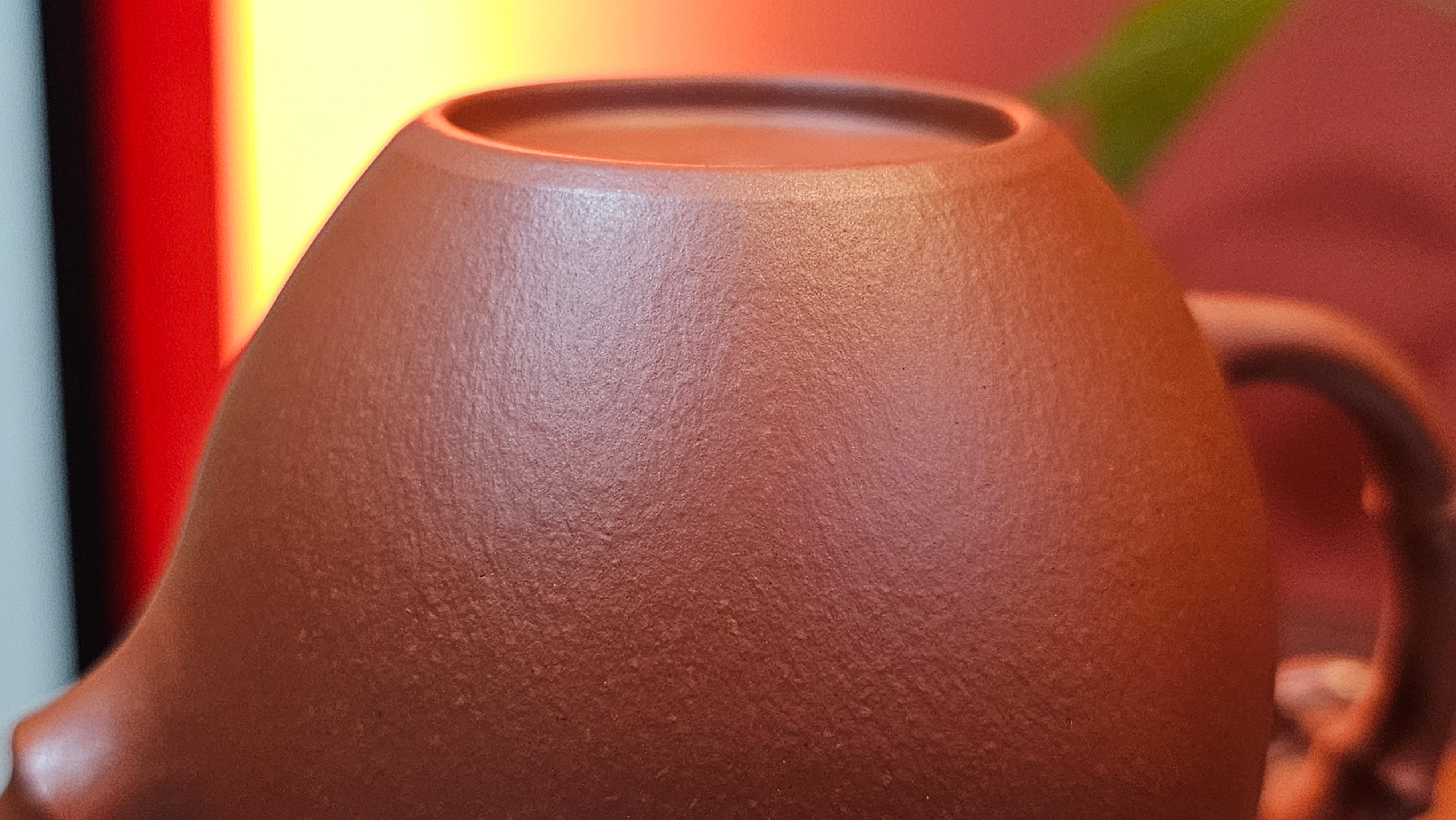 《高风亮节》"Gao Feng Liang Jie",  226.0ml, Ornate 花器! ~ Xiao Mei Yao Zhu Ni 小煤窑朱泥,  by Craftsman Shi Yun 石芸 ~!Congratulations to Mr L.C.! 0217hrs 5th Nov 2025, Taylors! SC!