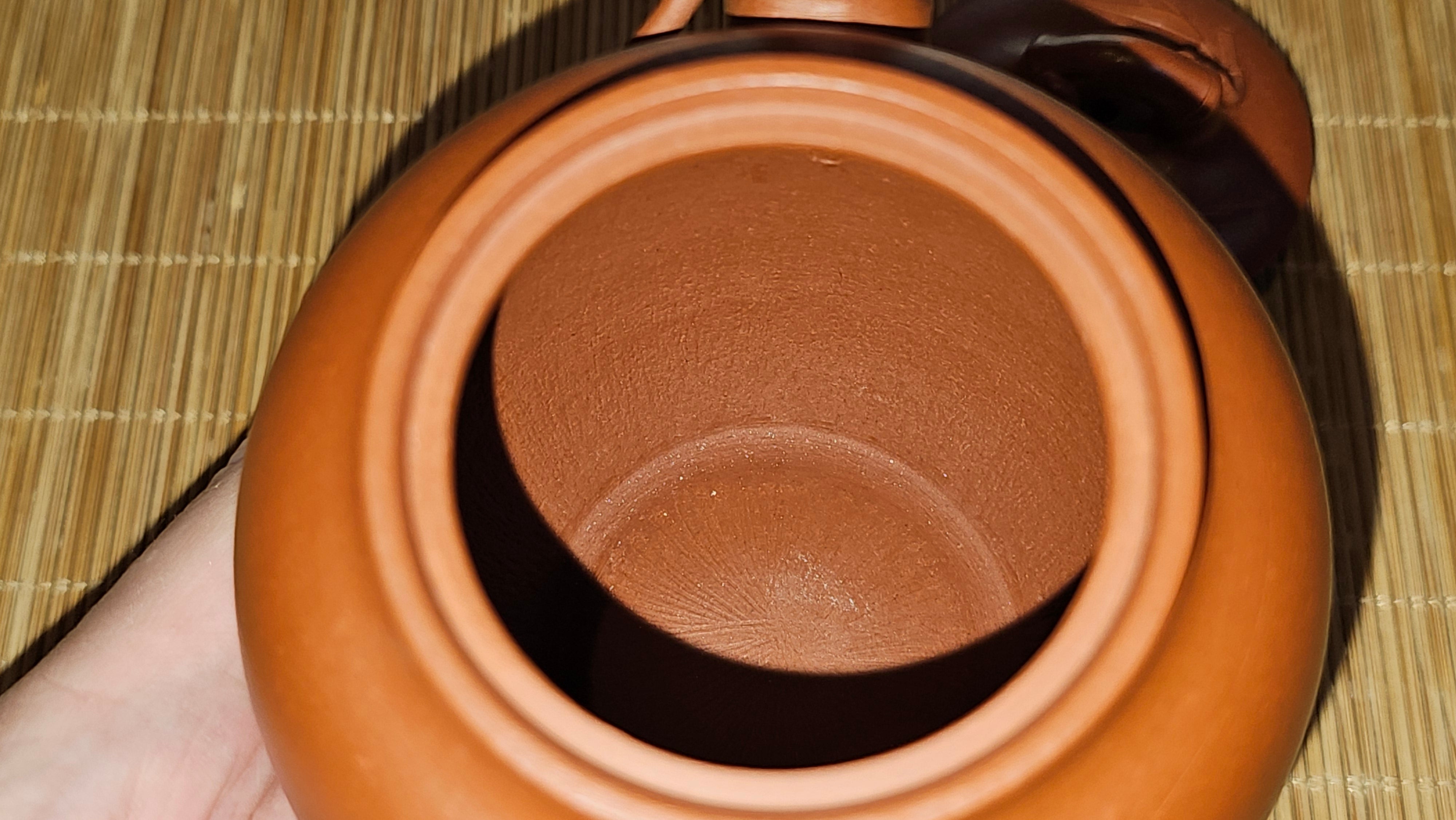 《高风亮节》"Gao Feng Liang Jie",  226.0ml, Ornate 花器! ~ Xiao Mei Yao Zhu Ni 小煤窑朱泥,  by Craftsman Shi Yun 石芸 ~!Congratulations to Mr L.C.! 0217hrs 5th Nov 2025, Taylors! SC!