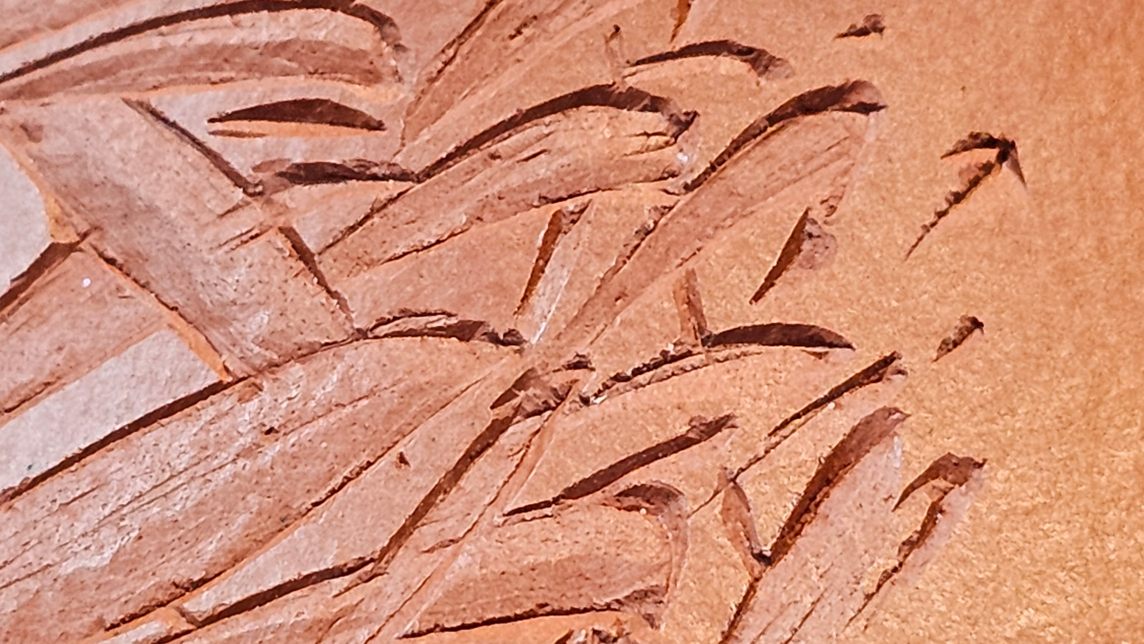 Han Tang Shi Piao 汉棠石瓢, 162.3ml, Xiao Mei Yao Zhu Ni 小煤窑朱泥, by Craftsman Shi Yun 石芸, Engraving by Craftsman Yi De Shu 刻绘 ~ 一德书 ~ Congratulations!to Ms J.C.! 1405hrs 18th Oct 2025, Los Angeles! CA.