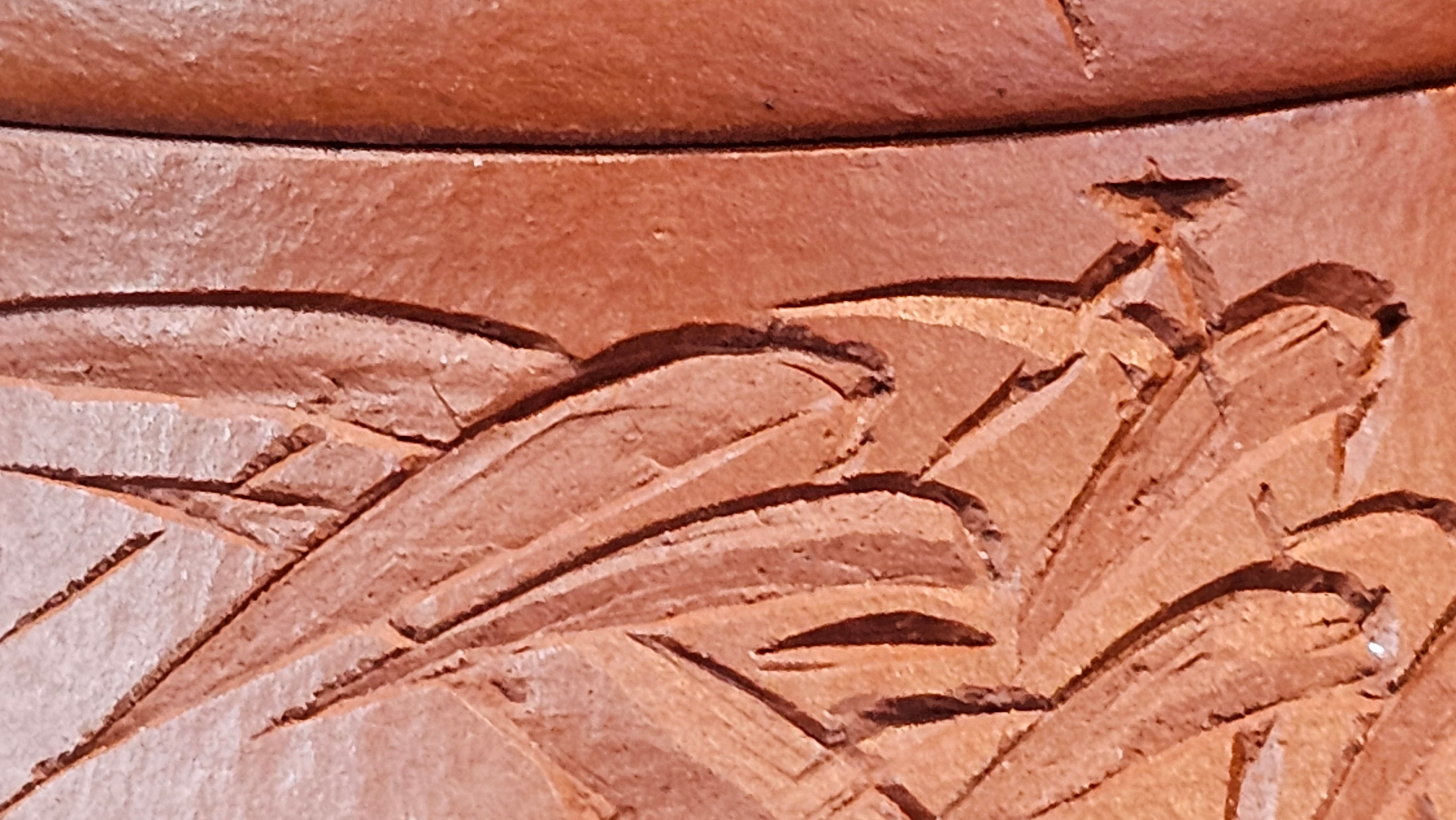 Han Tang Shi Piao 汉棠石瓢, 162.3ml, Xiao Mei Yao Zhu Ni 小煤窑朱泥, by Craftsman Shi Yun 石芸, Engraving by Craftsman Yi De Shu 刻绘 ~ 一德书 ~ Congratulations!to Ms J.C.! 1405hrs 18th Oct 2025, Los Angeles! CA.