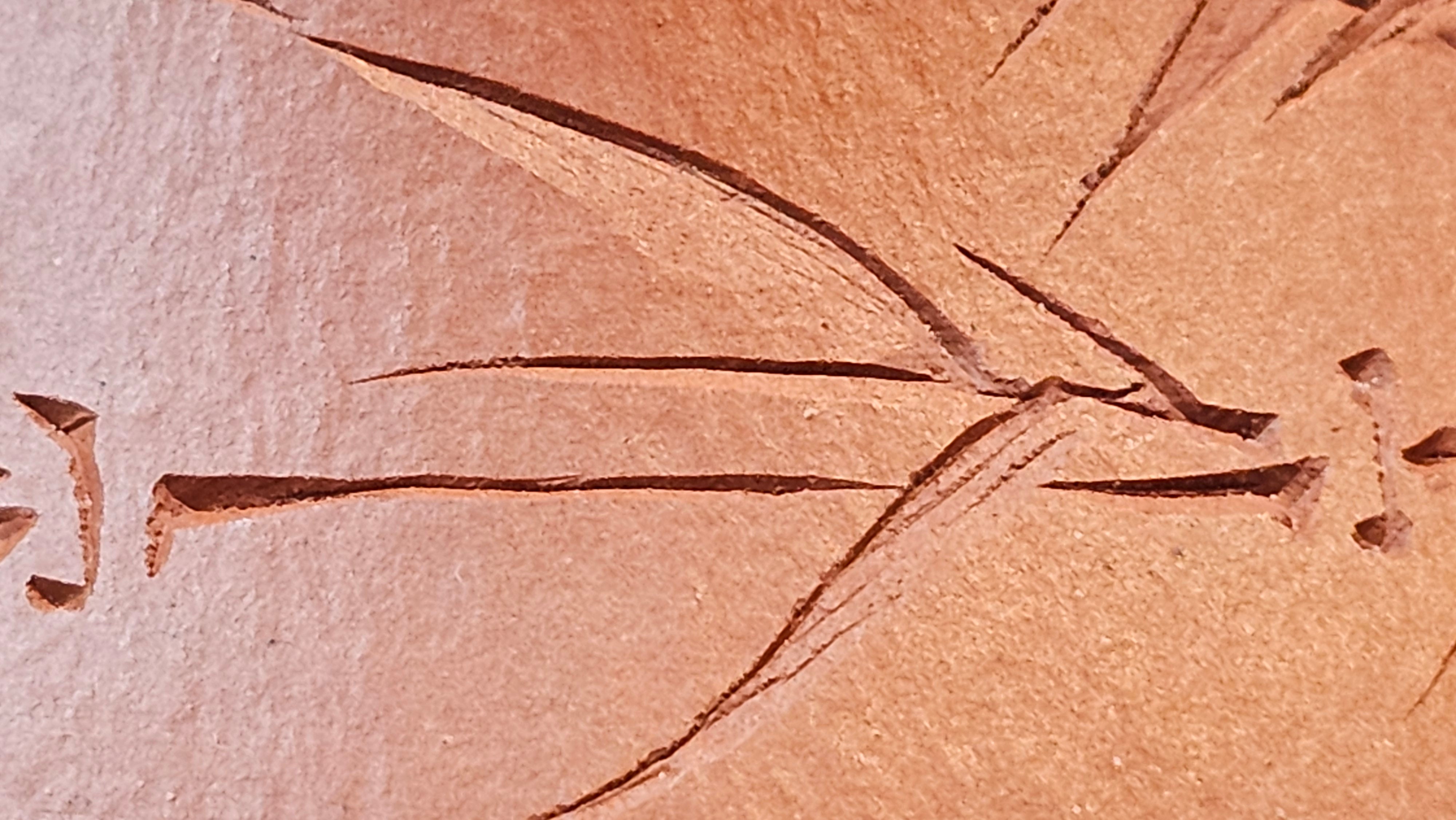 Han Tang Shi Piao 汉棠石瓢, 162.3ml, Xiao Mei Yao Zhu Ni 小煤窑朱泥, by Craftsman Shi Yun 石芸, Engraving by Craftsman Yi De Shu 刻绘 ~ 一德书 ~ Congratulations!to Ms J.C.! 1405hrs 18th Oct 2025, Los Angeles! CA.