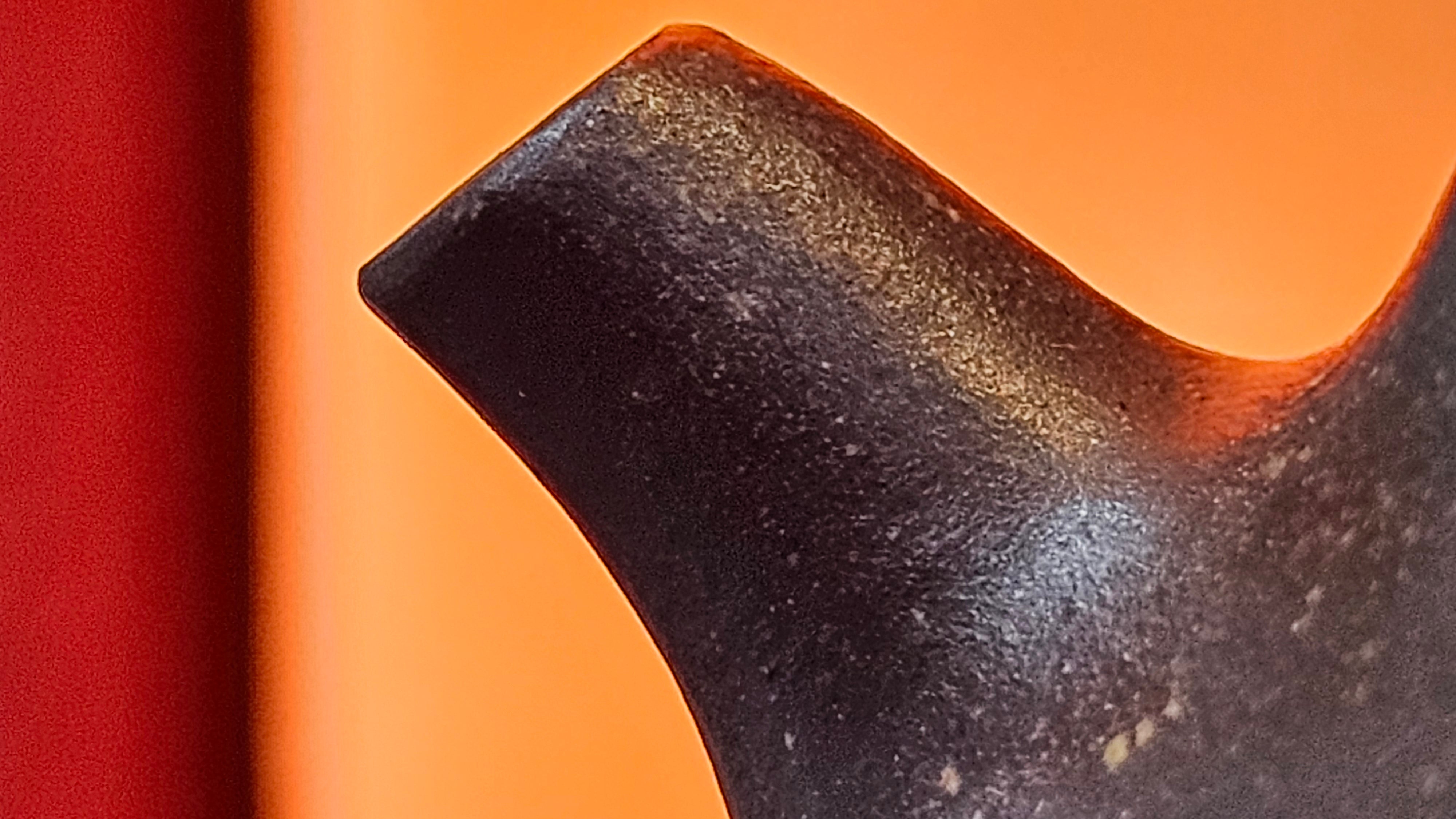 Qie Gua《茄瓜》~ "The Gourd", 153.3ml, Hei Zi Ni 黑紫泥, by our Craftsman Zhang Huan 张欢, Calligraphy and Lotus Flower Engraving by Craftsman Yi Cheng 逸成 ~ Congratulations to Mr W.K.! 1941hrs 20th Oct 2025, Austin! TX!