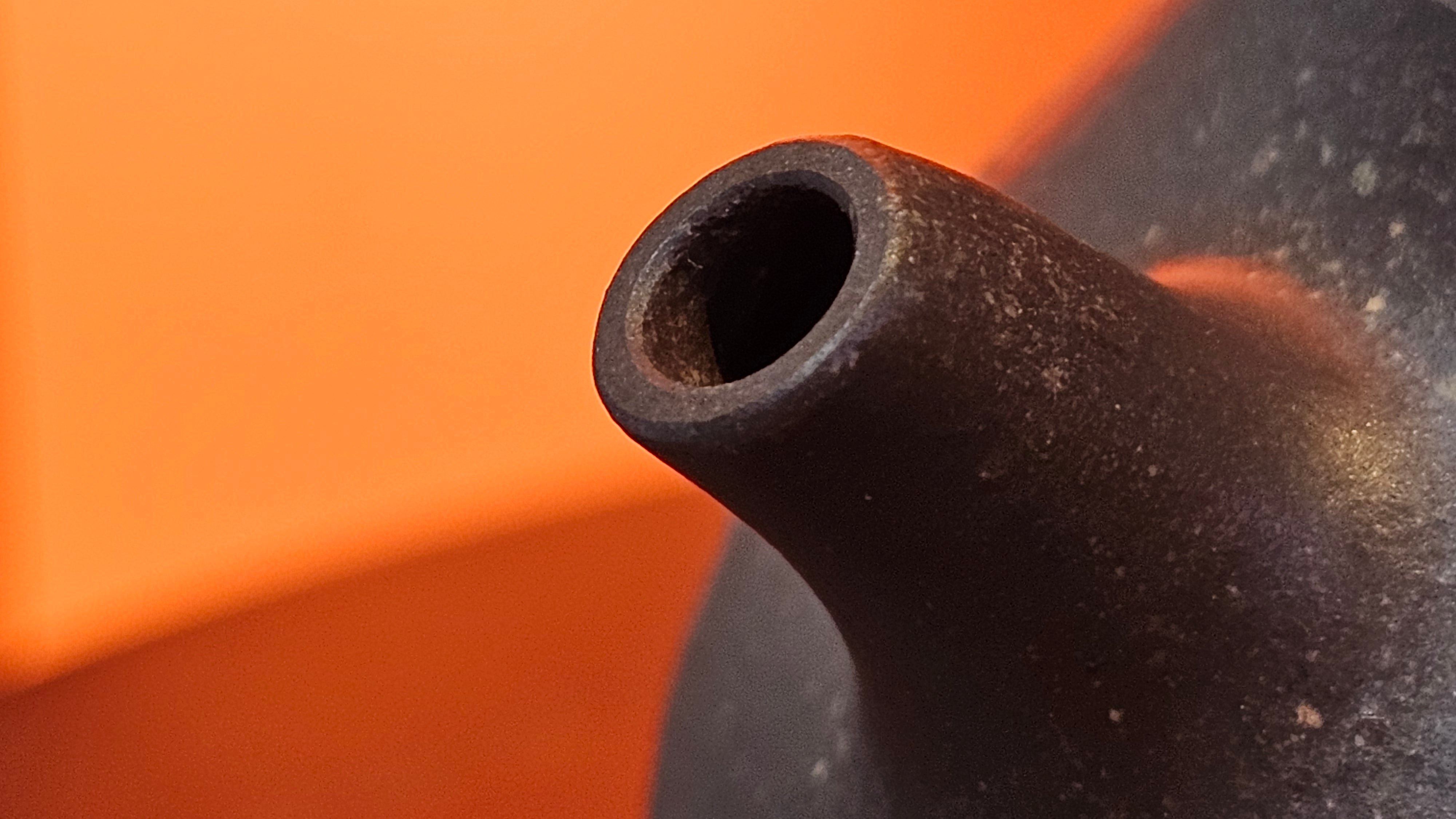 Qie Gua《茄瓜》~ "The Gourd", 153.3ml, Hei Zi Ni 黑紫泥, by our Craftsman Zhang Huan 张欢, Calligraphy and Lotus Flower Engraving by Craftsman Yi Cheng 逸成 ~ Congratulations to Mr W.K.! 1941hrs 20th Oct 2025, Austin! TX!