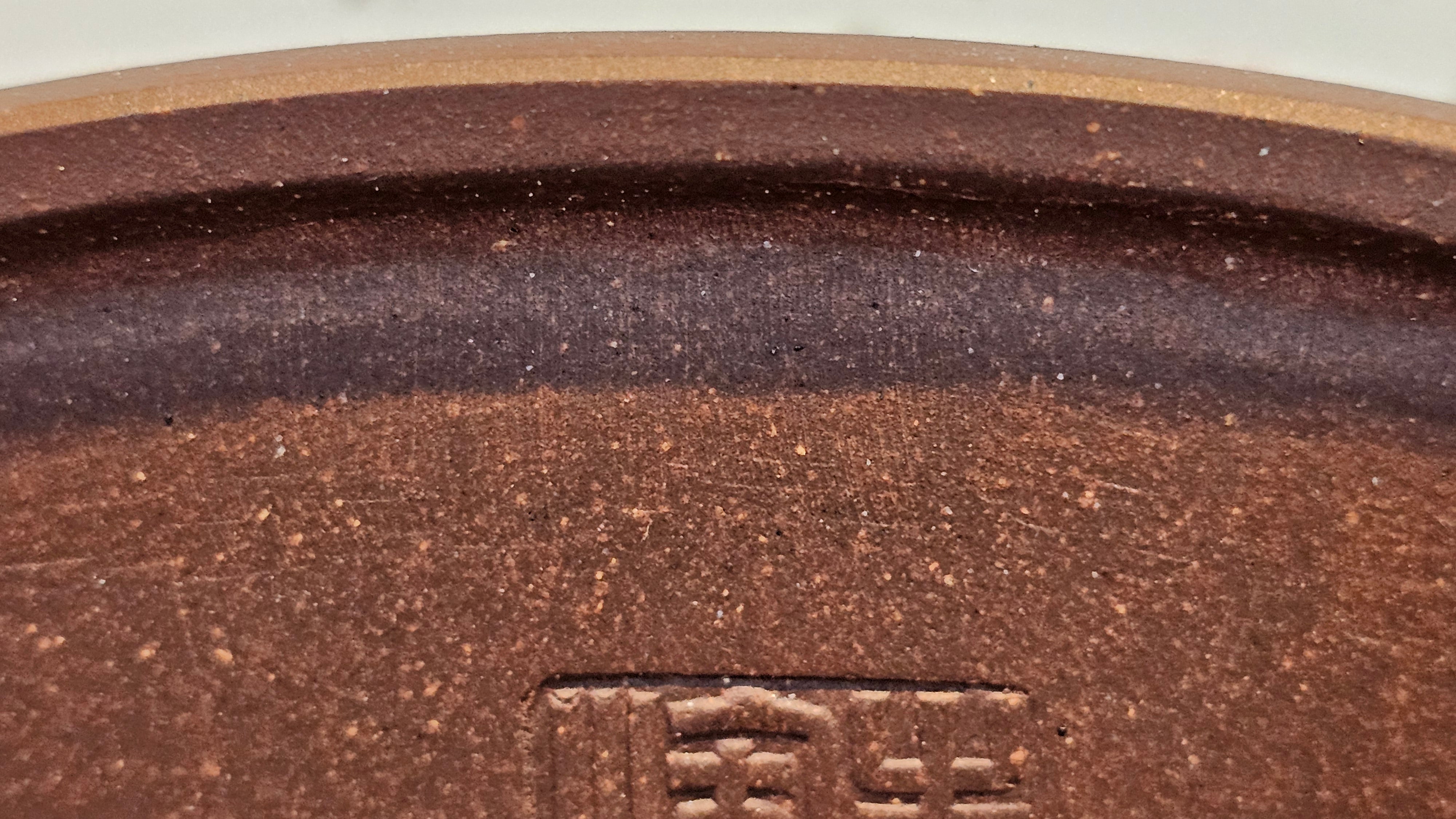 《清贡扇形盆》"Qing Gong Shan Xing Pen ~ Qing Style Fan-Shape Open Configuration", Di Cao Qing Zi Ni, by L2A Senior Consummate Artist Yuan Hui 高级振兴技艺师兼高级工艺美术师～袁辉。