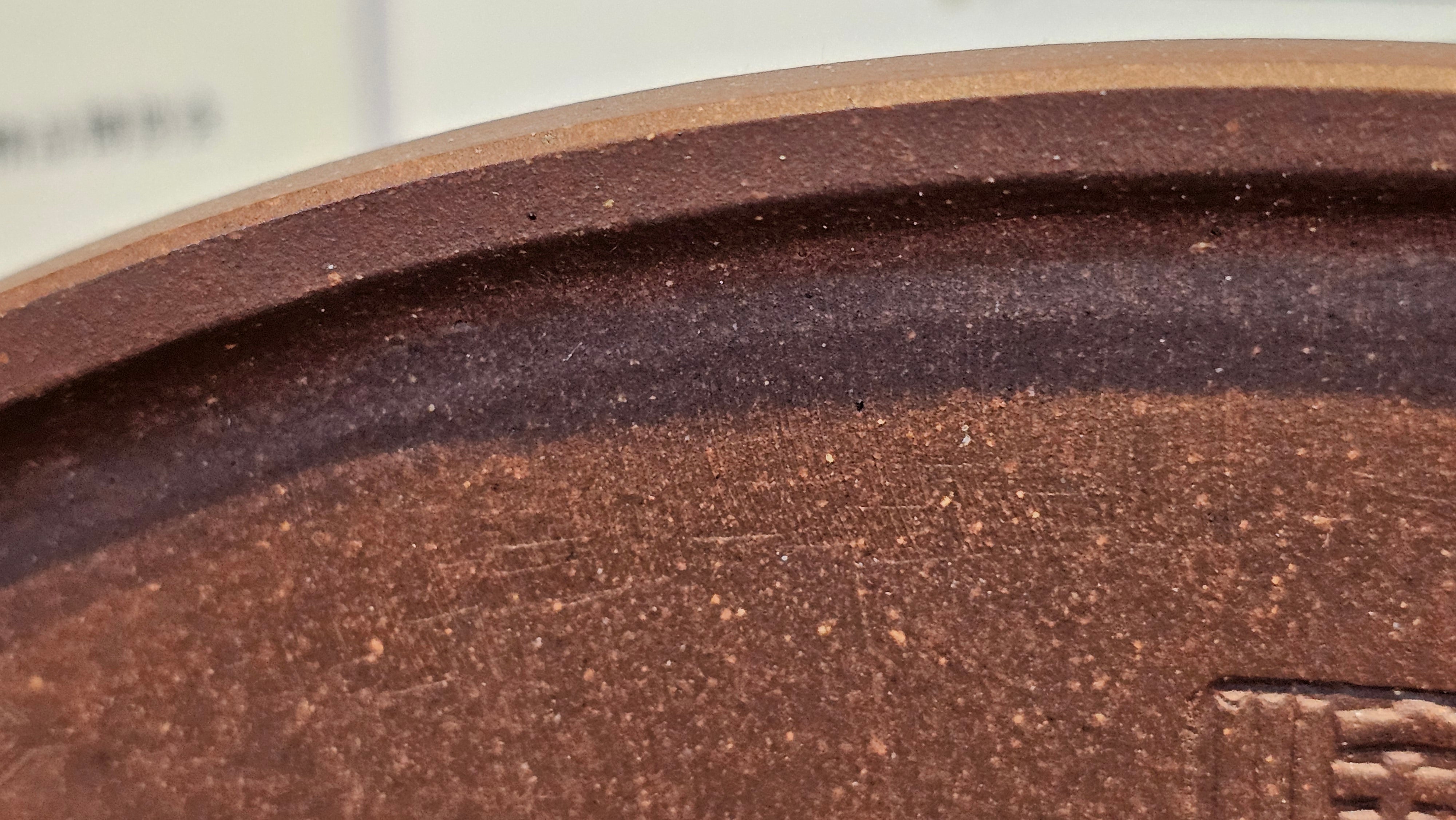 《清贡扇形盆》"Qing Gong Shan Xing Pen ~ Qing Style Fan-Shape Open Configuration", Di Cao Qing Zi Ni, by L2A Senior Consummate Artist Yuan Hui 高级振兴技艺师兼高级工艺美术师～袁辉。