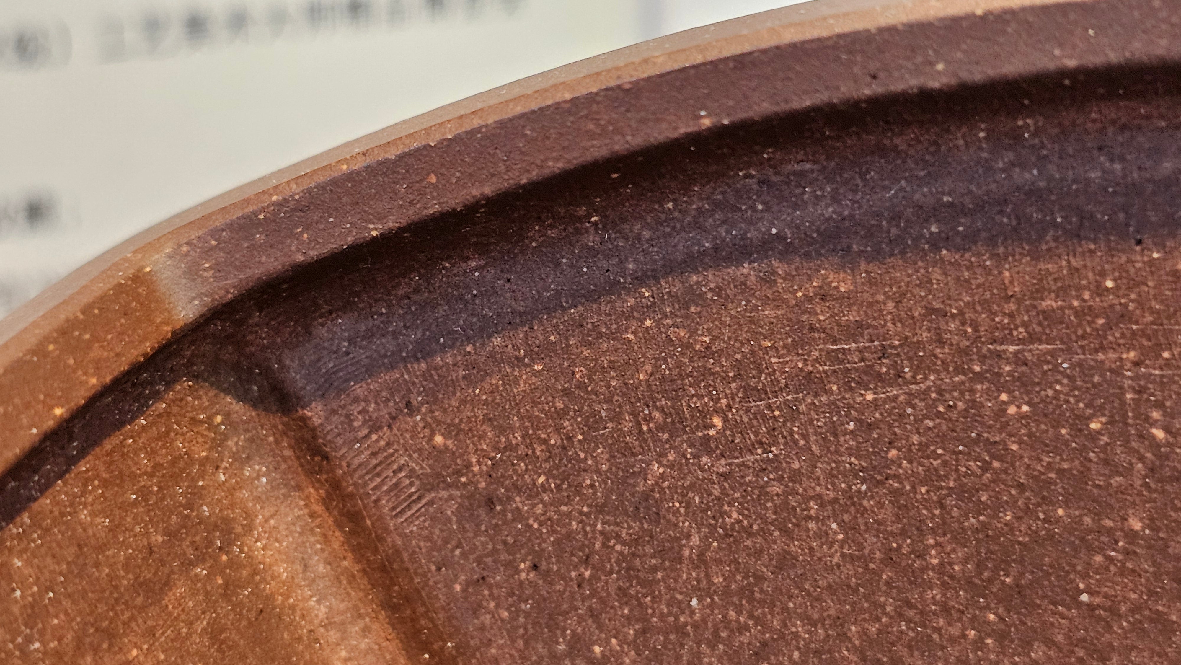 《清贡扇形盆》"Qing Gong Shan Xing Pen ~ Qing Style Fan-Shape Open Configuration", Di Cao Qing Zi Ni, by L2A Senior Consummate Artist Yuan Hui 高级振兴技艺师兼高级工艺美术师～袁辉。