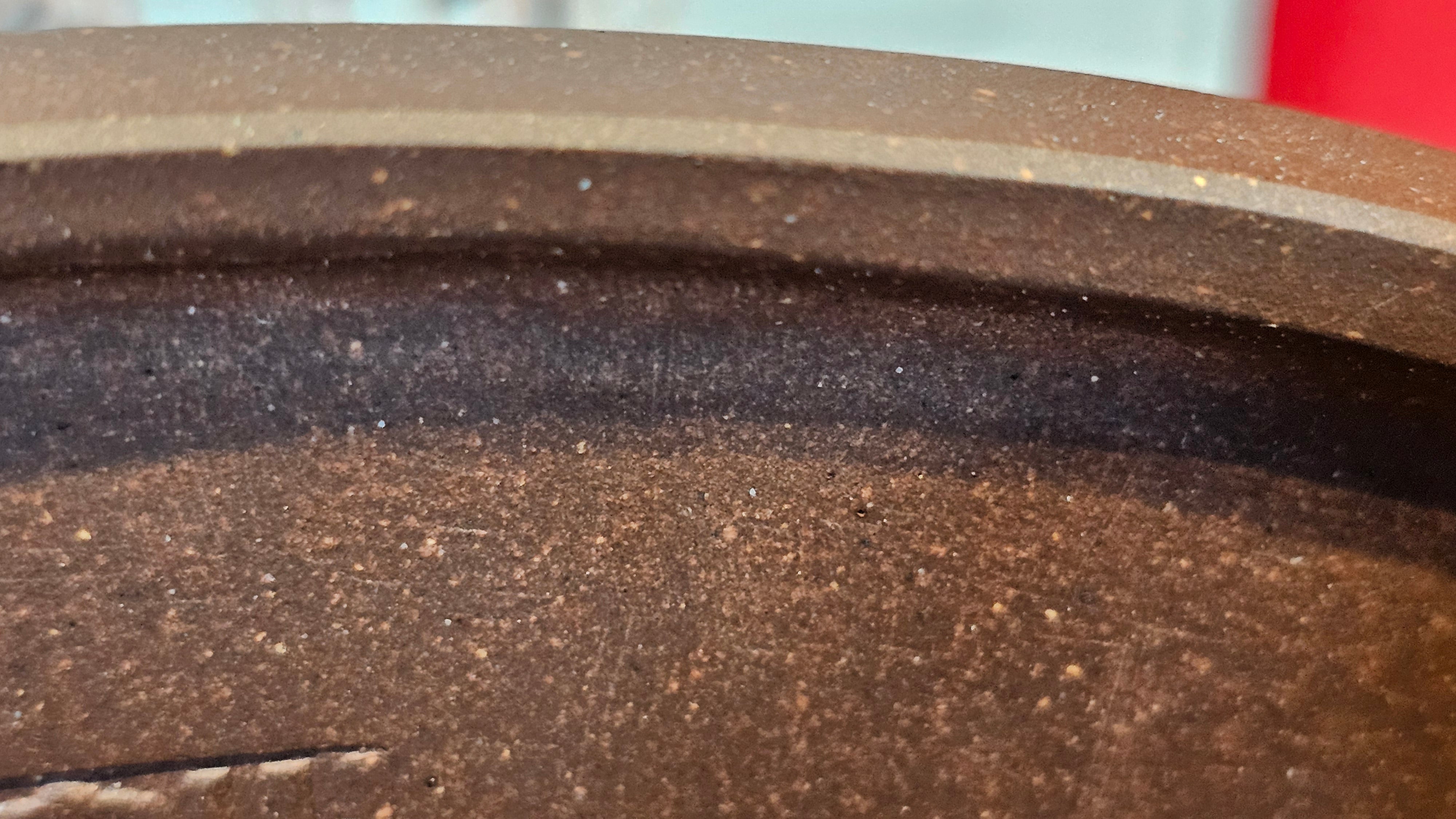 《清贡扇形盆》"Qing Gong Shan Xing Pen ~ Qing Style Fan-Shape Open Configuration", Di Cao Qing Zi Ni, by L2A Senior Consummate Artist Yuan Hui 高级振兴技艺师兼高级工艺美术师～袁辉。