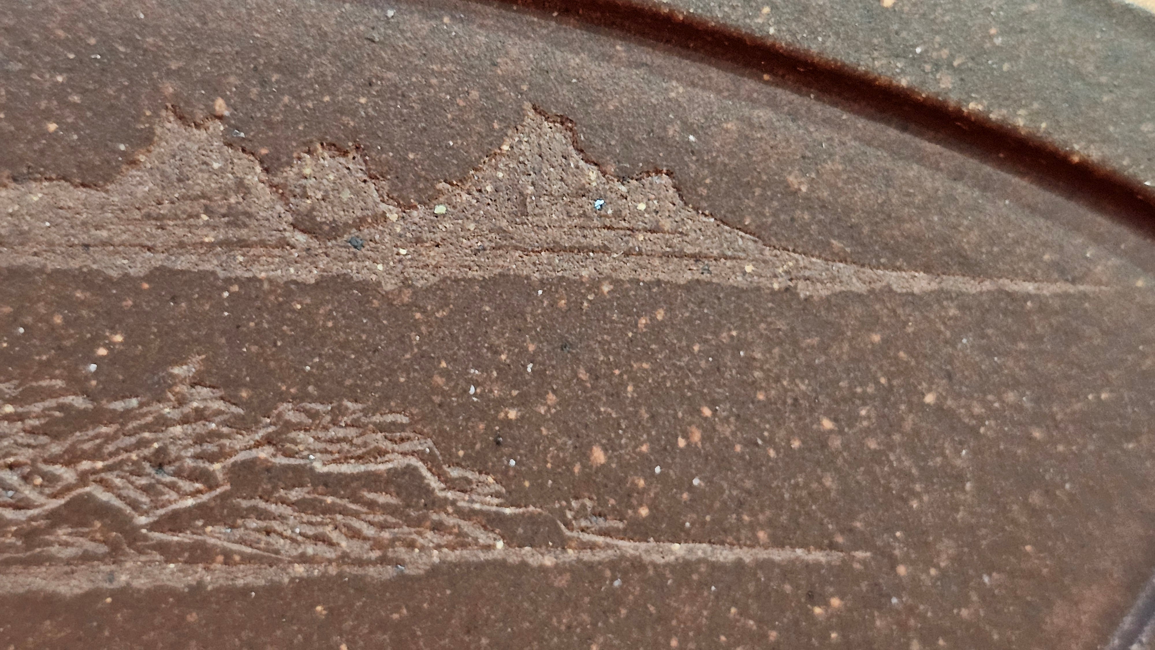 《清贡扇形盆》"Qing Gong Shan Xing Pen ~ Qing Style Fan-Shape Open Configuration", Di Cao Qing Zi Ni, by L2A Senior Consummate Artist Yuan Hui 高级振兴技艺师兼高级工艺美术师～袁辉。