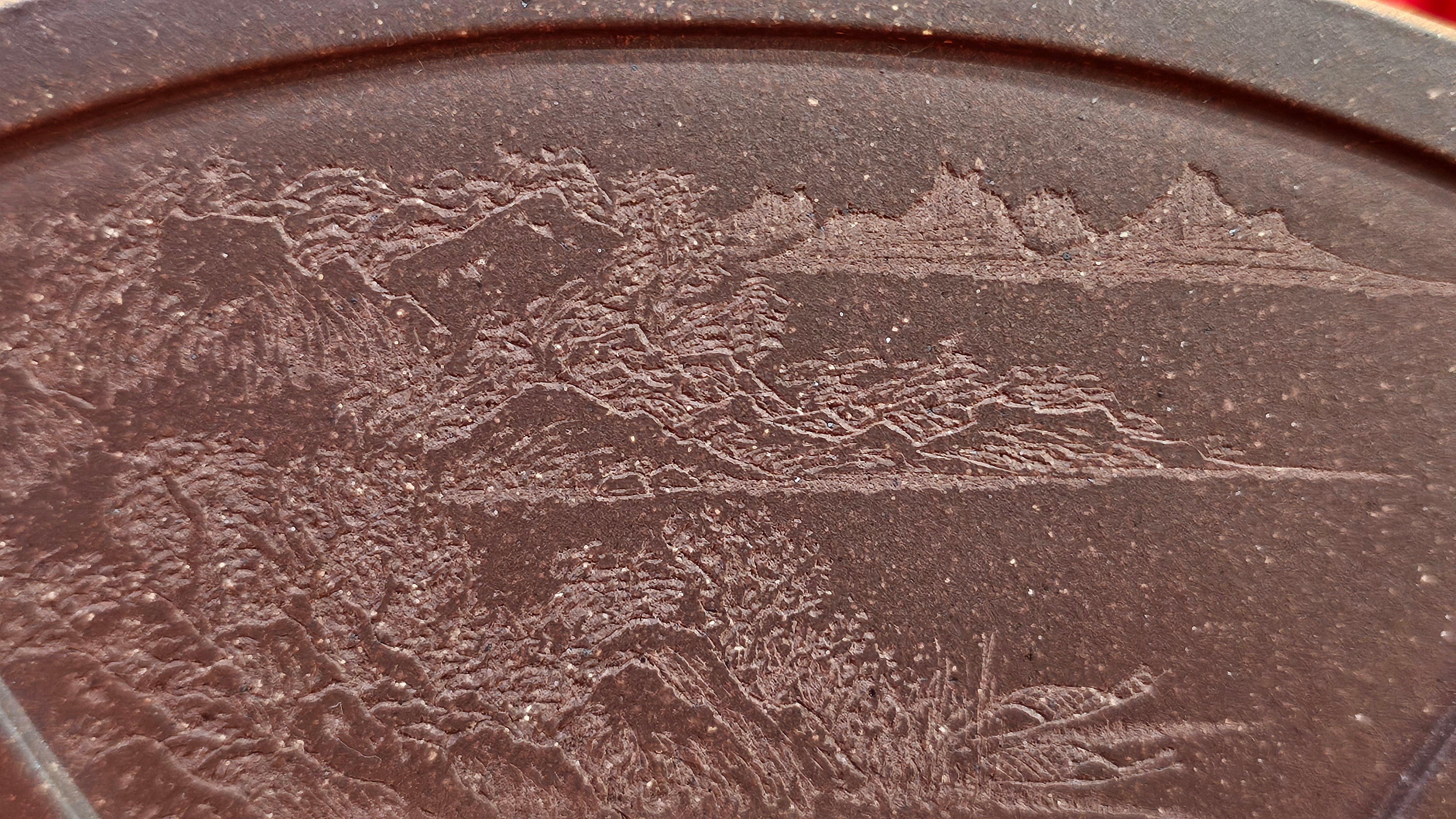 《清贡扇形盆》"Qing Gong Shan Xing Pen ~ Qing Style Fan-Shape Open Configuration", Di Cao Qing Zi Ni, by L2A Senior Consummate Artist Yuan Hui 高级振兴技艺师兼高级工艺美术师～袁辉。