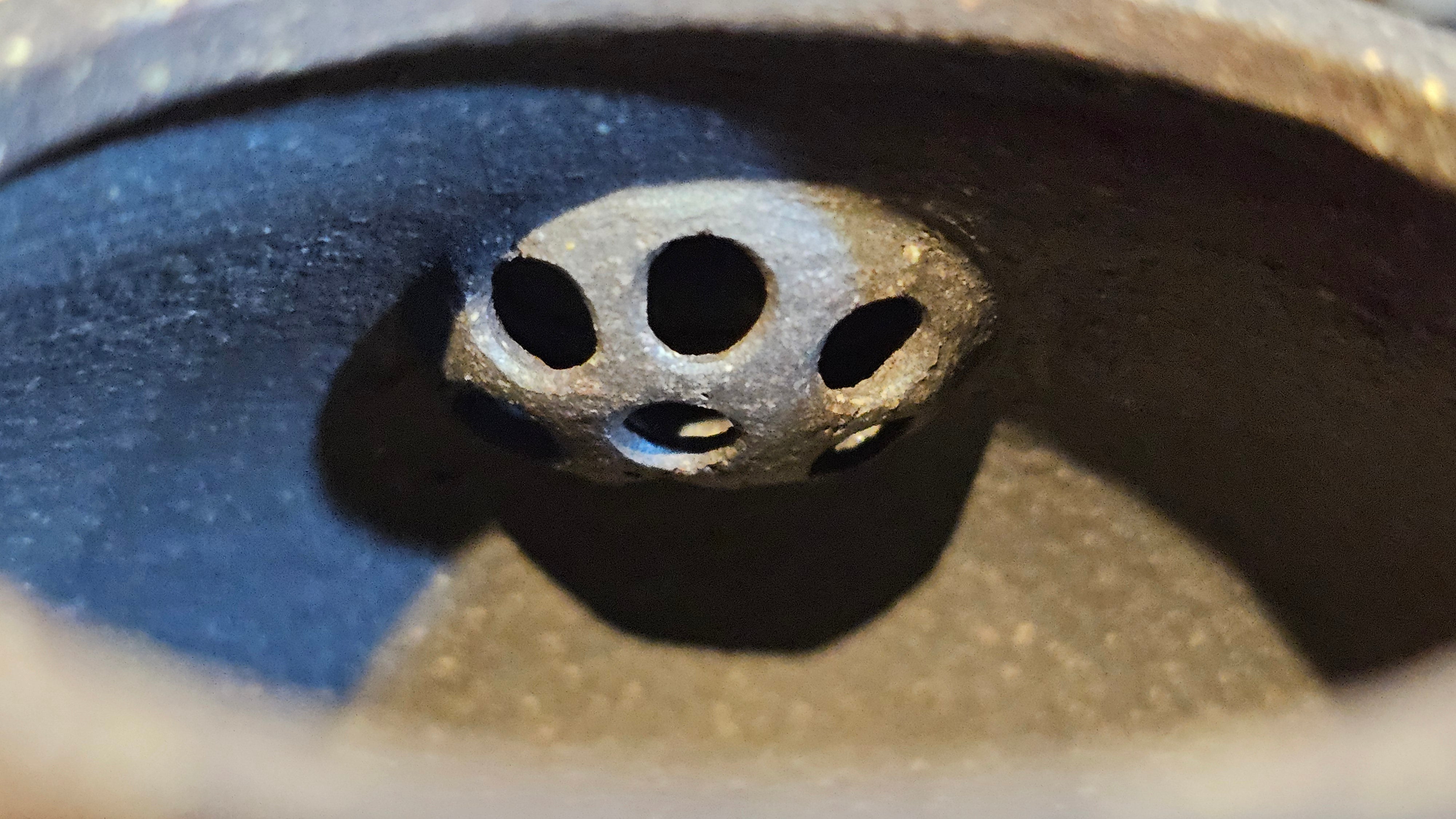 Qie Gua《茄瓜》~ "The Gourd", 153.3ml, Hei Zi Ni 黑紫泥, by our Craftsman Zhang Huan 张欢, Calligraphy and Lotus Flower Engraving by Craftsman Yi Cheng 逸成 ~ Congratulations to Mr W.K.! 1941hrs 20th Oct 2025, Austin! TX!