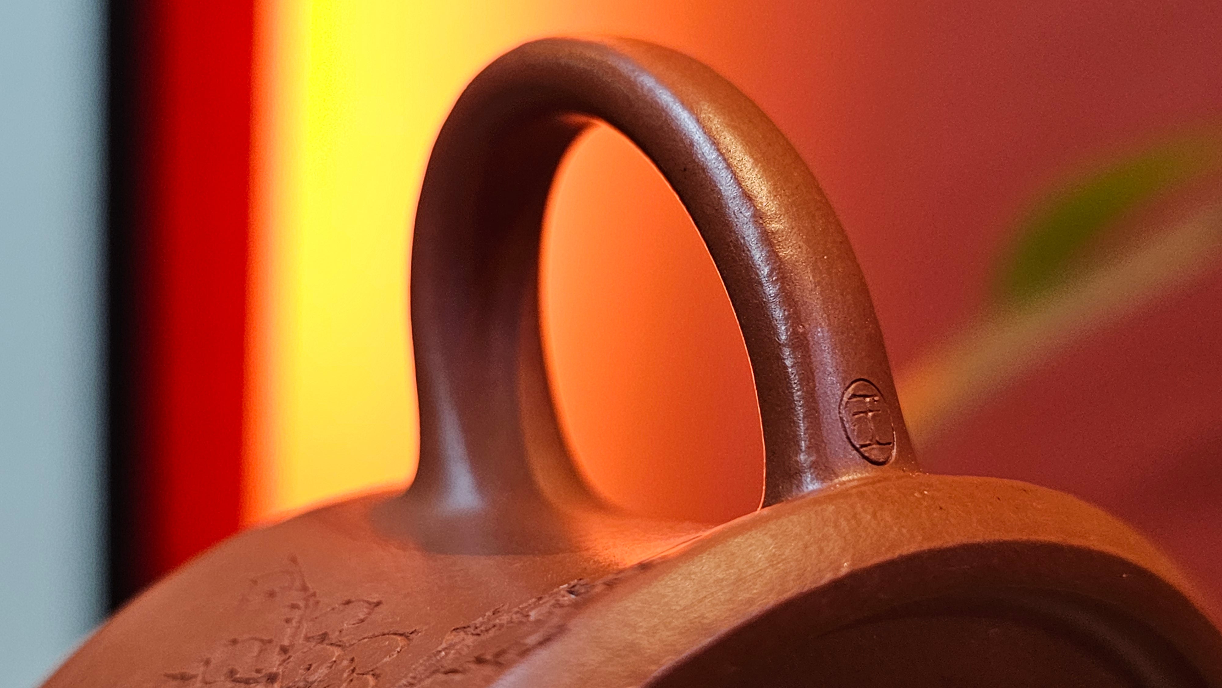 Yun Zhu 云柱 "Pillar of the Heavens", 130.5ml, Xiao Mei Yao Zhu Ni, by Craftsman Wang Hui 王慧 ~ "梅开五福" and Plum Blossoms Engraving by Craftsman Yi De Shu 一德书 ~!Congratulations to Ms S.C.! 1336hrs 20th Oct 2025, Geneva, IL!