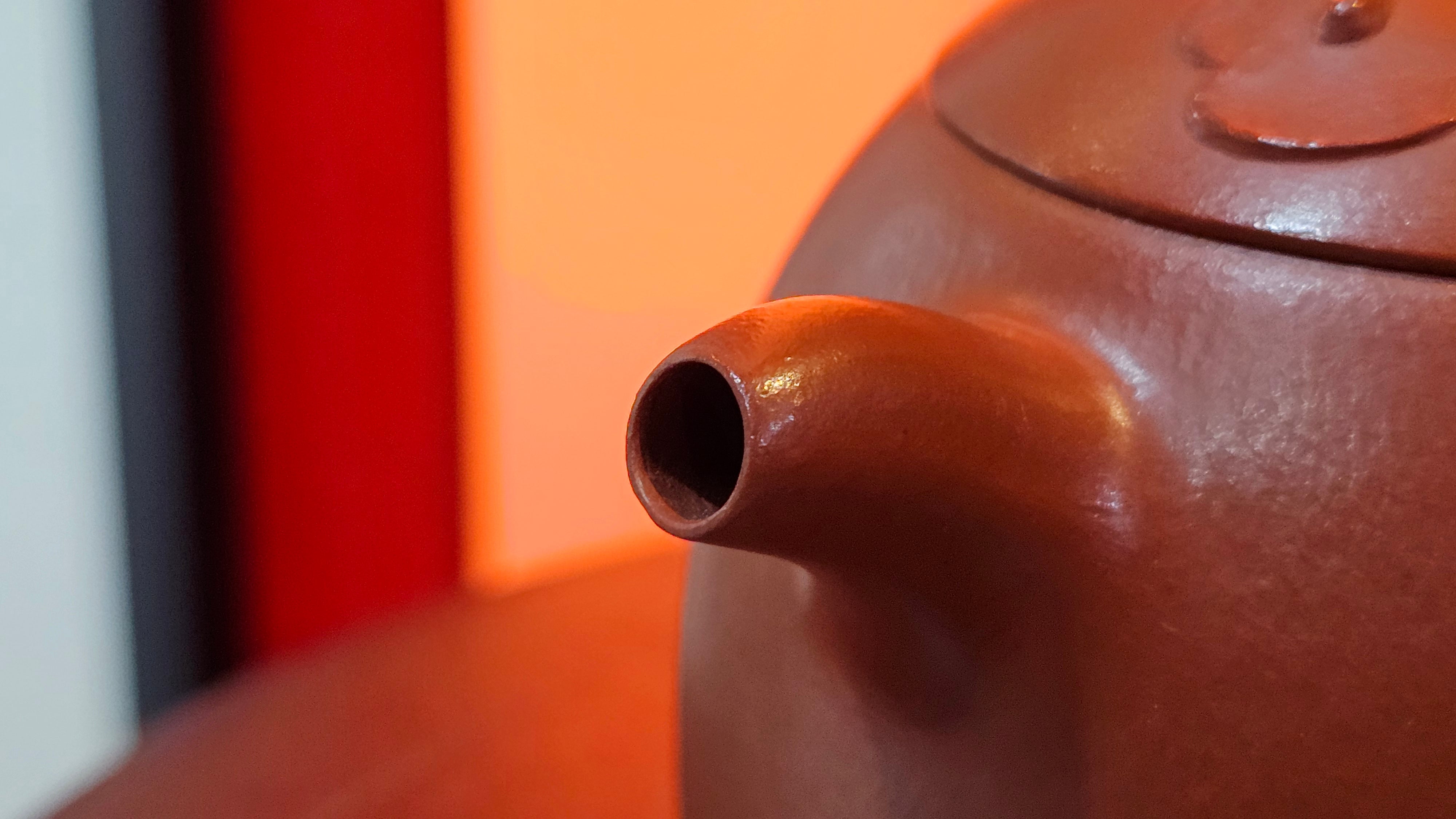 Qin Quan 秦权, with Oriental Clouds Embellishments 云朵贴花工艺, 187.8ml, Xiao Mei Yao Zhu Ni 小煤窑朱泥, by Craftsman Chen Yue Fei 陈跃飞 ~ Congratulations!to Mr C.M.! 1116hrs 31st Oct 2025, Renens! Switzerland🇨🇭!