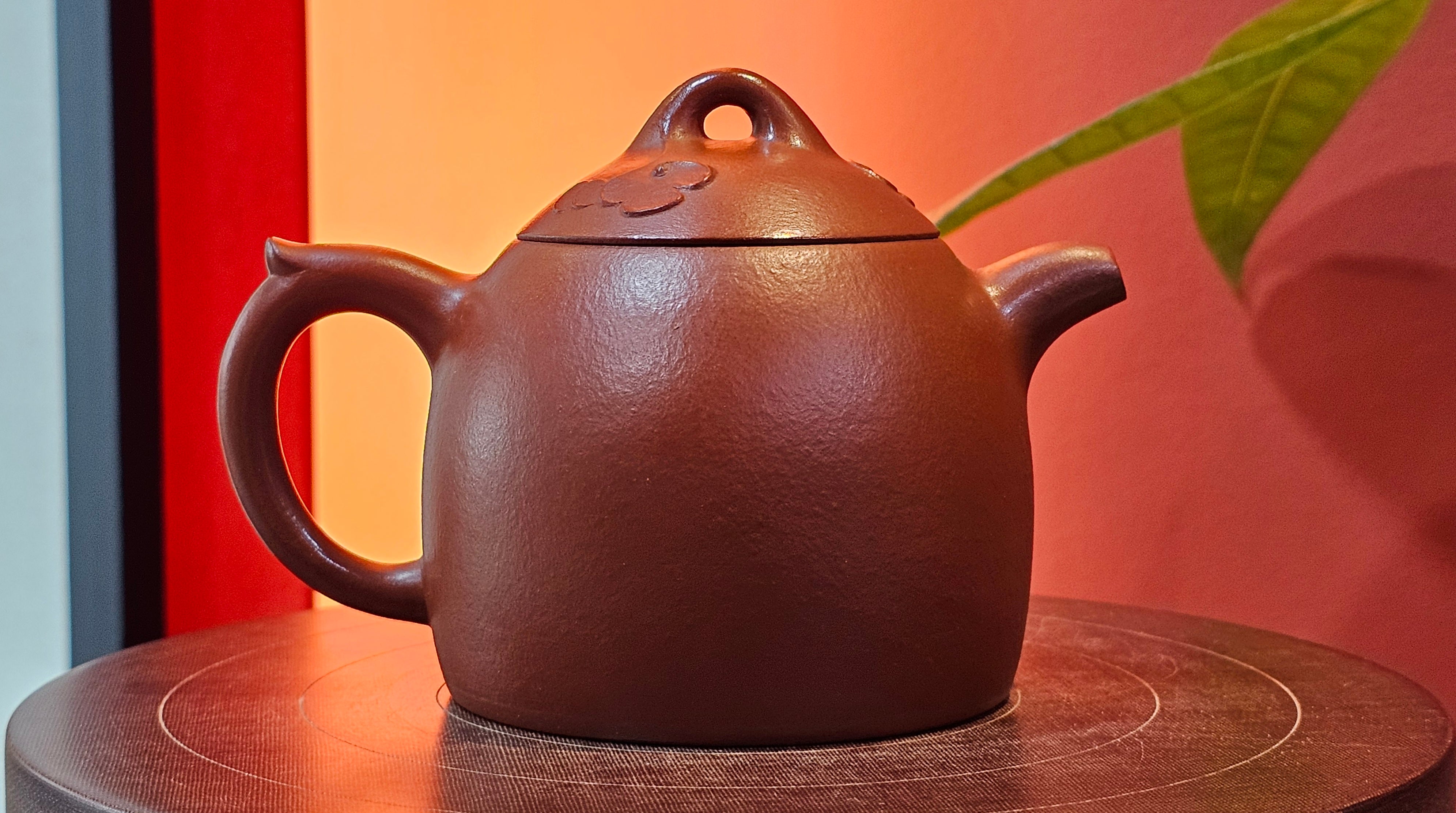 Qin Quan 秦权, with Oriental Clouds Embellishments 云朵贴花工艺, 187.8ml, Xiao Mei Yao Zhu Ni 小煤窑朱泥, by Craftsman Chen Yue Fei 陈跃飞 ~ Congratulations!to Mr C.M.! 1116hrs 31st Oct 2025, Renens! Switzerland🇨🇭!