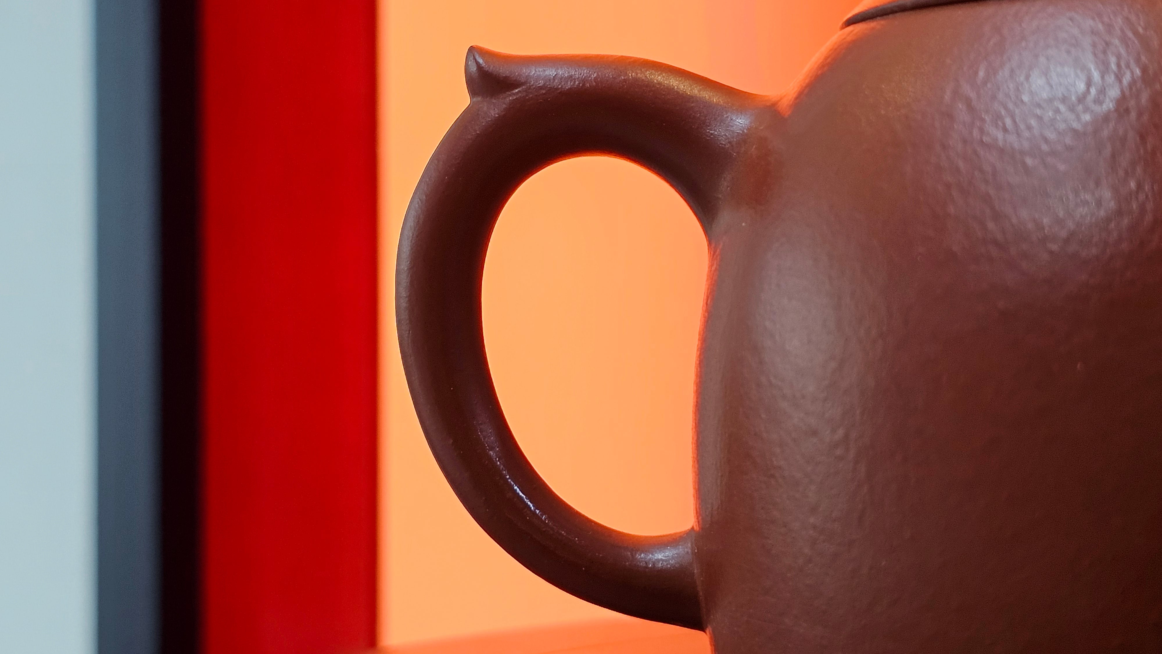 Qin Quan 秦权, with Oriental Clouds Embellishments 云朵贴花工艺, 187.8ml, Xiao Mei Yao Zhu Ni 小煤窑朱泥, by Craftsman Chen Yue Fei 陈跃飞 ~ Congratulations!to Mr C.M.! 1116hrs 31st Oct 2025, Renens! Switzerland🇨🇭!