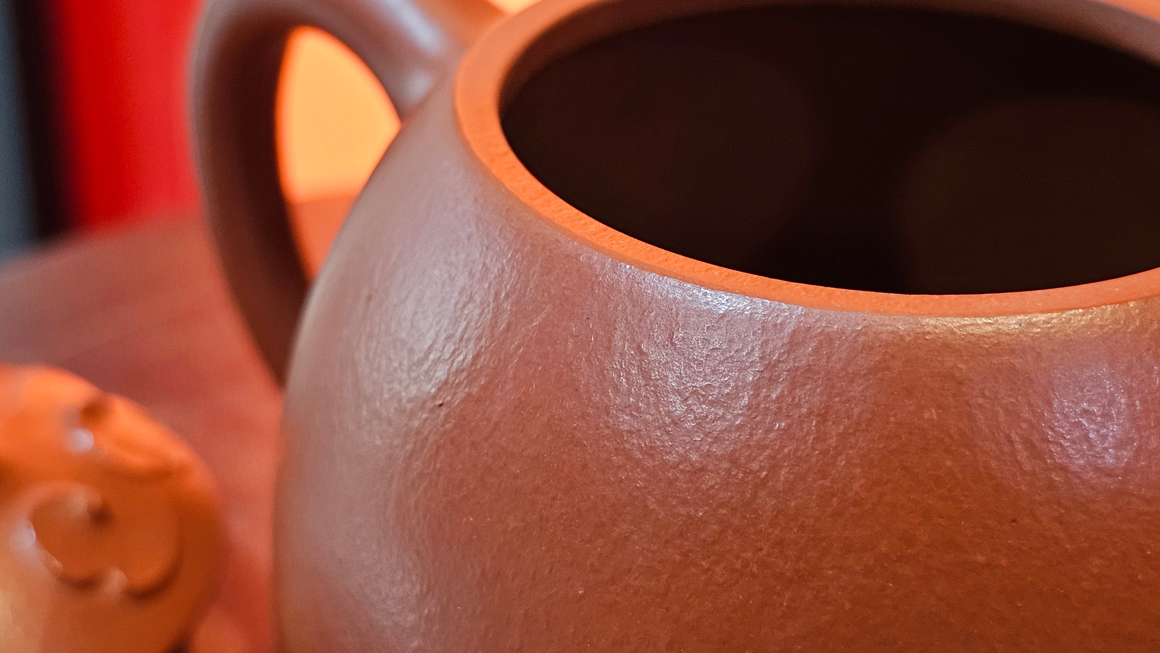 Qin Quan 秦权, with Oriental Clouds Embellishments 云朵贴花工艺, 187.8ml, Xiao Mei Yao Zhu Ni 小煤窑朱泥, by Craftsman Chen Yue Fei 陈跃飞 ~ Congratulations!to Mr C.M.! 1116hrs 31st Oct 2025, Renens! Switzerland🇨🇭!