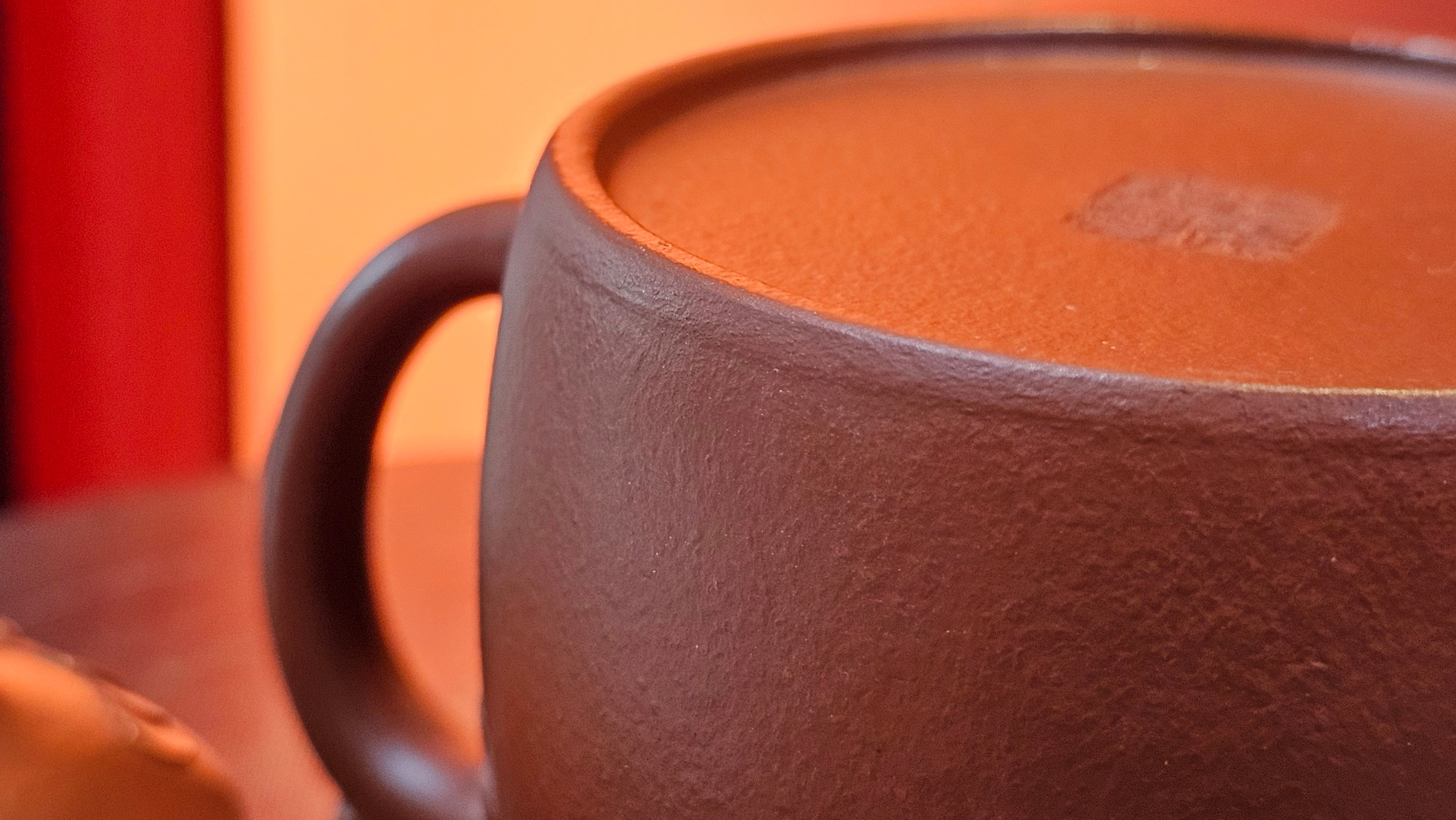 Qin Quan 秦权, with Oriental Clouds Embellishments 云朵贴花工艺, 187.8ml, Xiao Mei Yao Zhu Ni 小煤窑朱泥, by Craftsman Chen Yue Fei 陈跃飞 ~ Congratulations!to Mr C.M.! 1116hrs 31st Oct 2025, Renens! Switzerland🇨🇭!