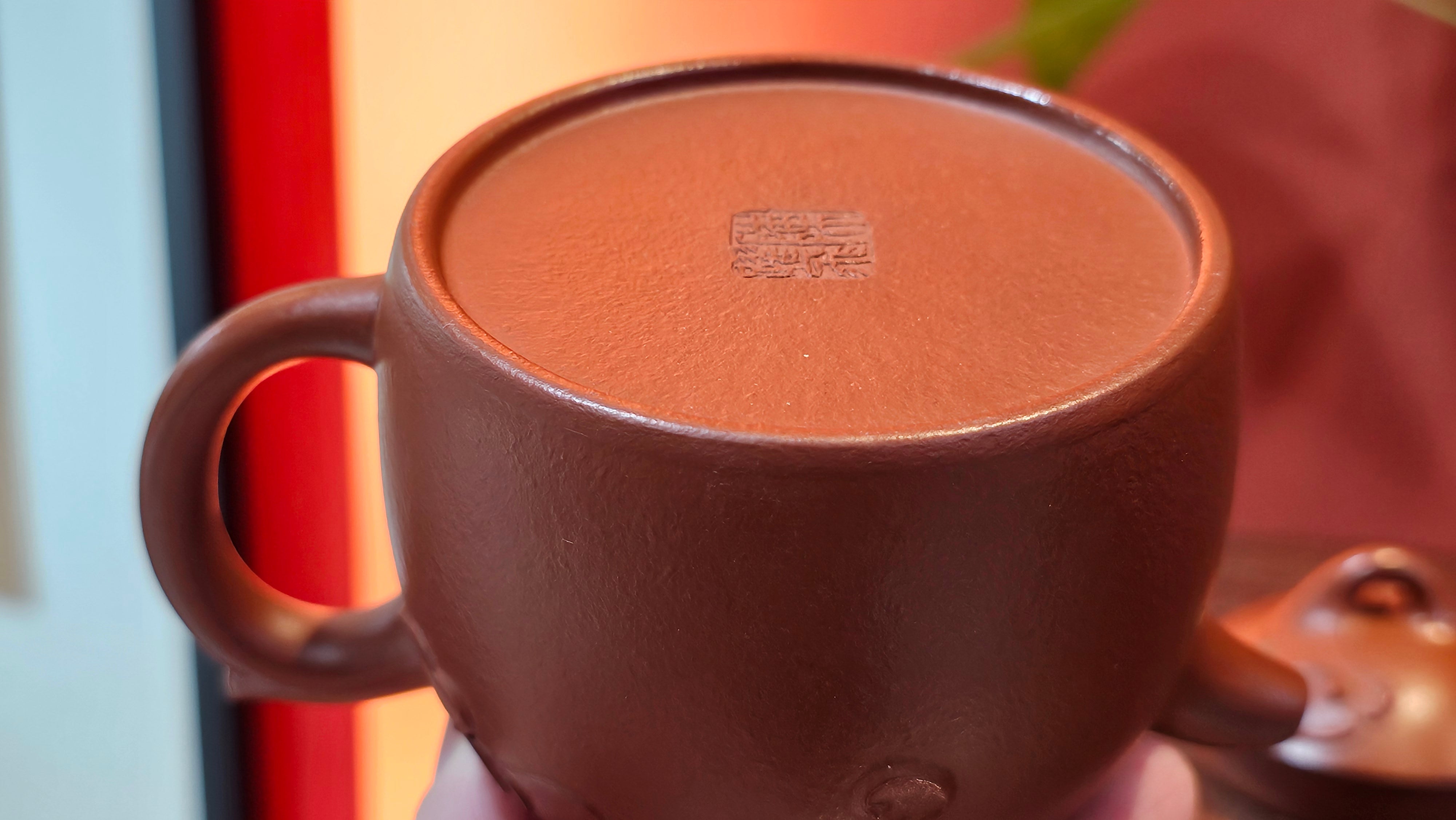 Qin Quan 秦权, with Oriental Clouds Embellishments 云朵贴花工艺, 187.8ml, Xiao Mei Yao Zhu Ni 小煤窑朱泥, by Craftsman Chen Yue Fei 陈跃飞 ~ Congratulations!to Mr C.M.! 1116hrs 31st Oct 2025, Renens! Switzerland🇨🇭!