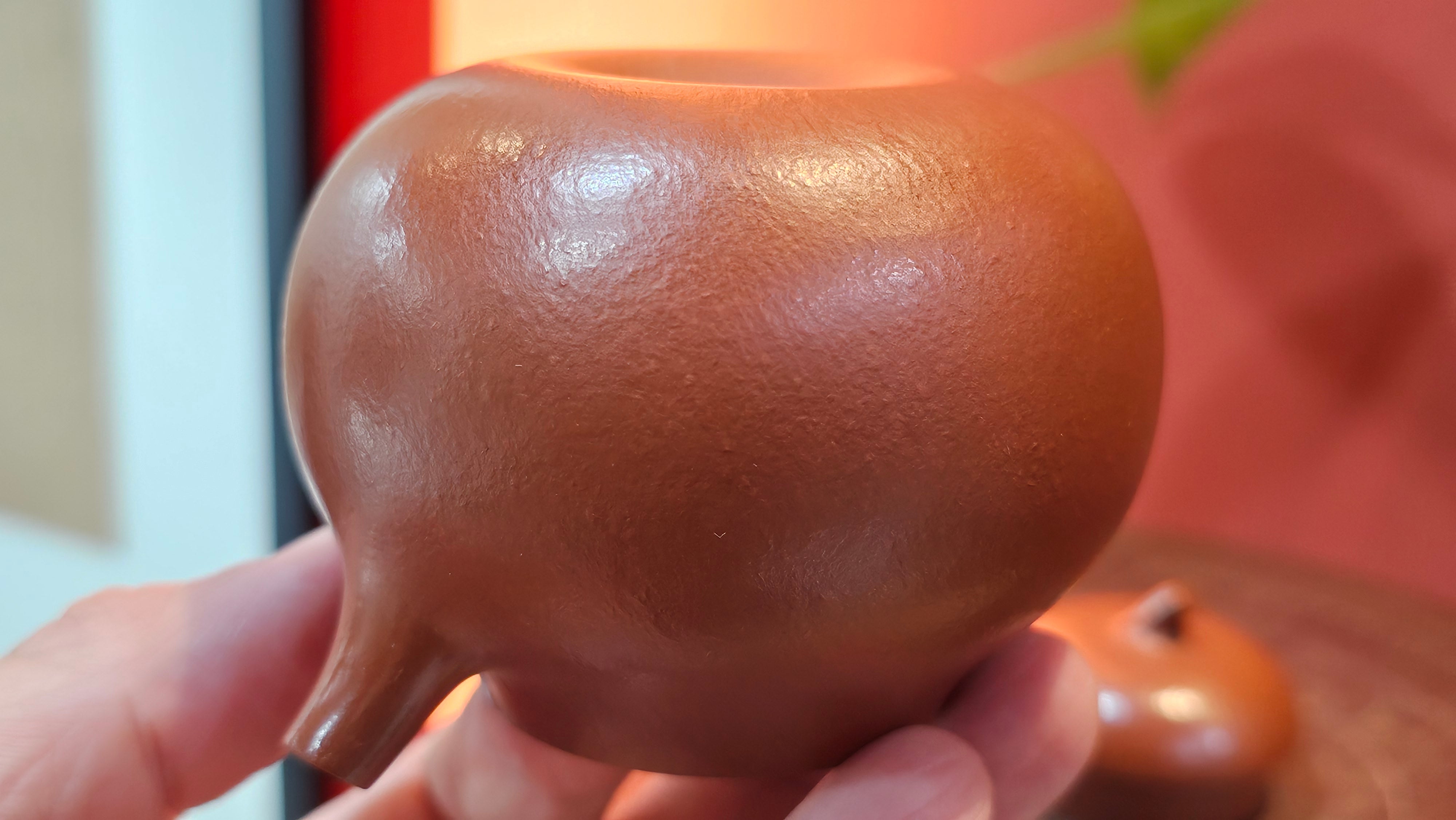 Qie Gua 茄瓜, 156.2ml, Xiao Mei Yao Zhu Ni, by Craftsman Wang Hui 王慧 ~ Congratulations to Mr K.S.! 2142hrs 25th Oct 2025, Greenville! SC!