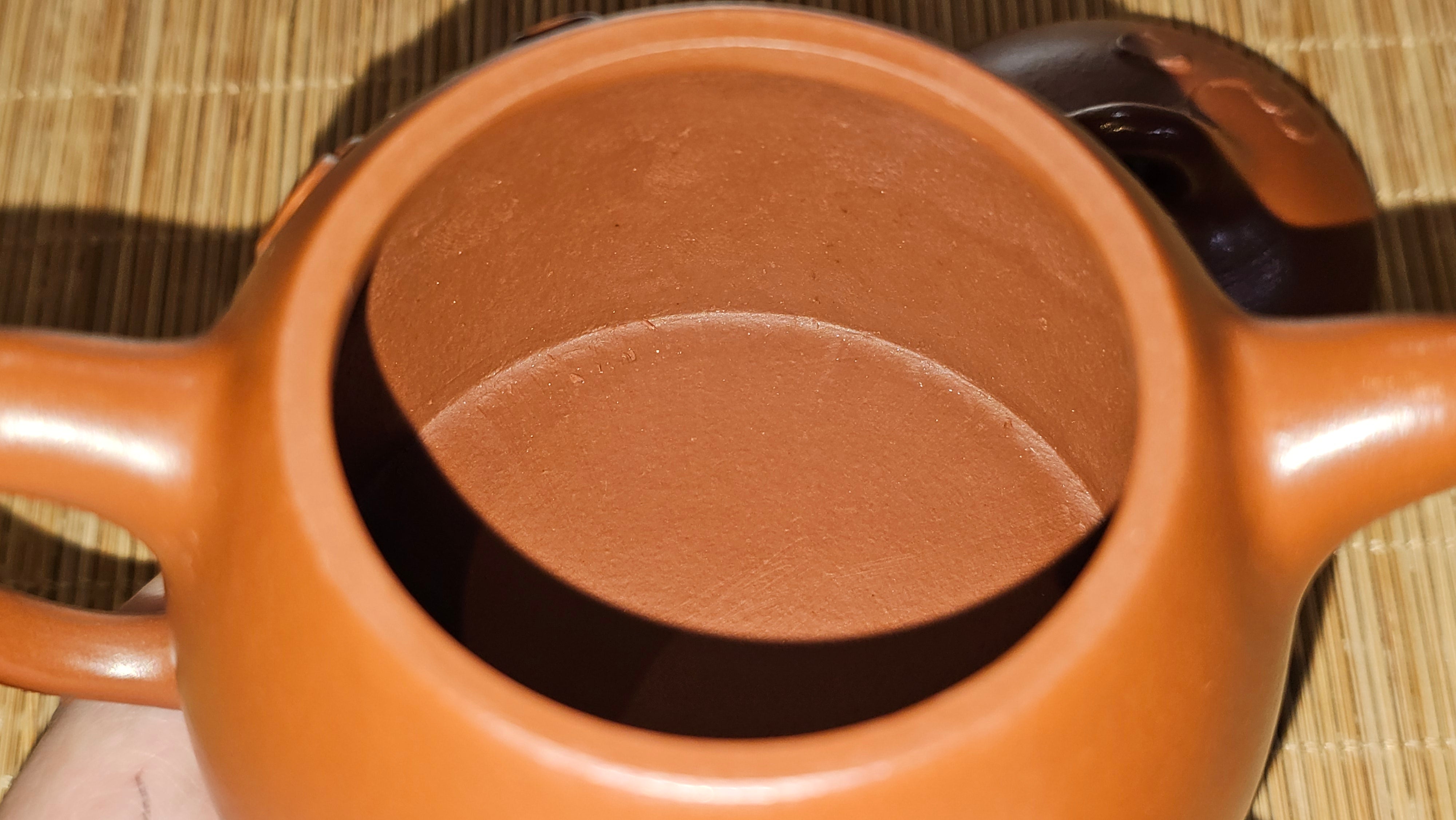 Qin Quan 秦权, with Oriental Clouds Embellishments 云朵贴花工艺, 187.8ml, Xiao Mei Yao Zhu Ni 小煤窑朱泥, by Craftsman Chen Yue Fei 陈跃飞 ~ Congratulations!to Mr C.M.! 1116hrs 31st Oct 2025, Renens! Switzerland🇨🇭!