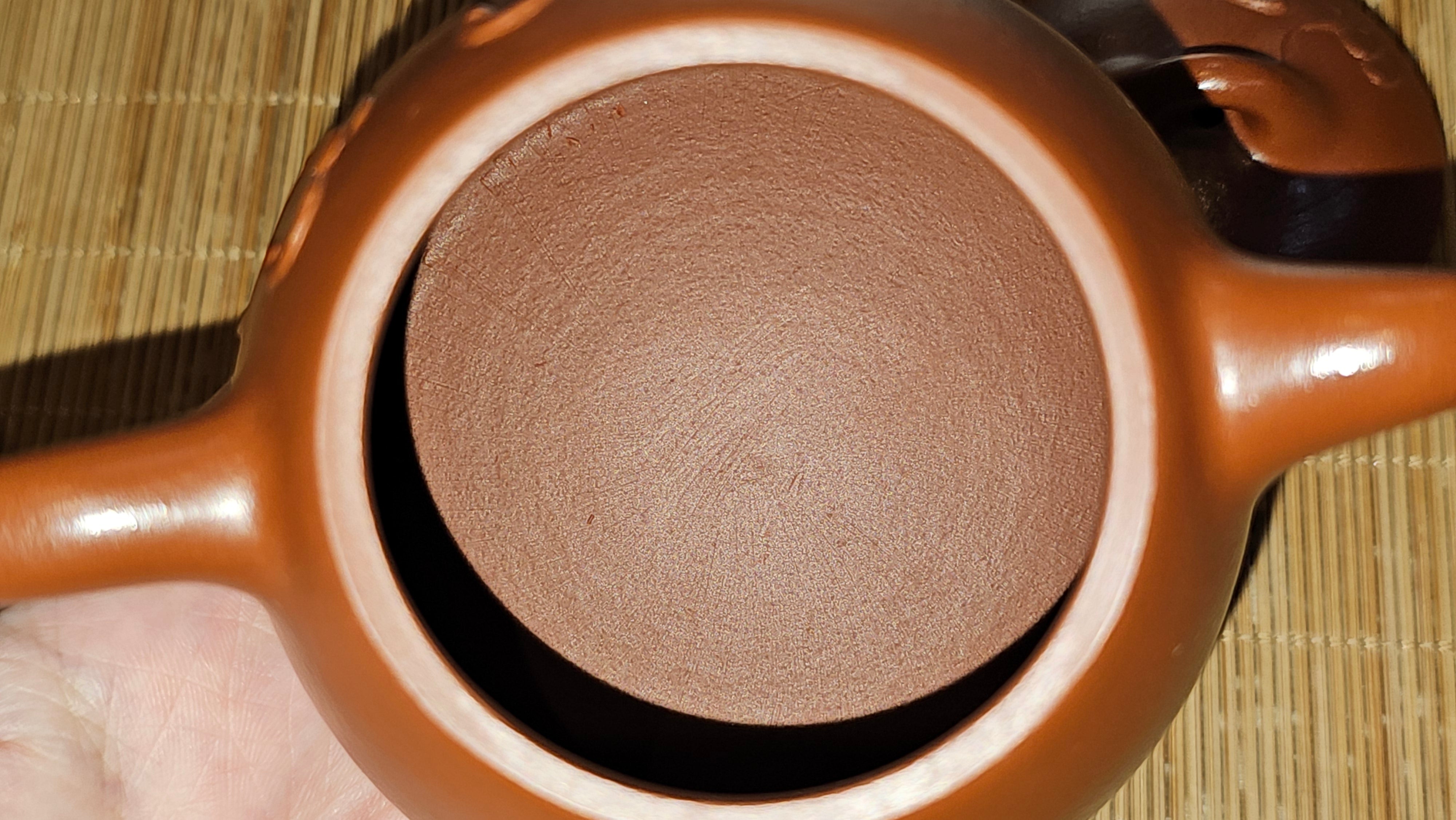 Qin Quan 秦权, with Oriental Clouds Embellishments 云朵贴花工艺, 187.8ml, Xiao Mei Yao Zhu Ni 小煤窑朱泥, by Craftsman Chen Yue Fei 陈跃飞 ~ Congratulations!to Mr C.M.! 1116hrs 31st Oct 2025, Renens! Switzerland🇨🇭!