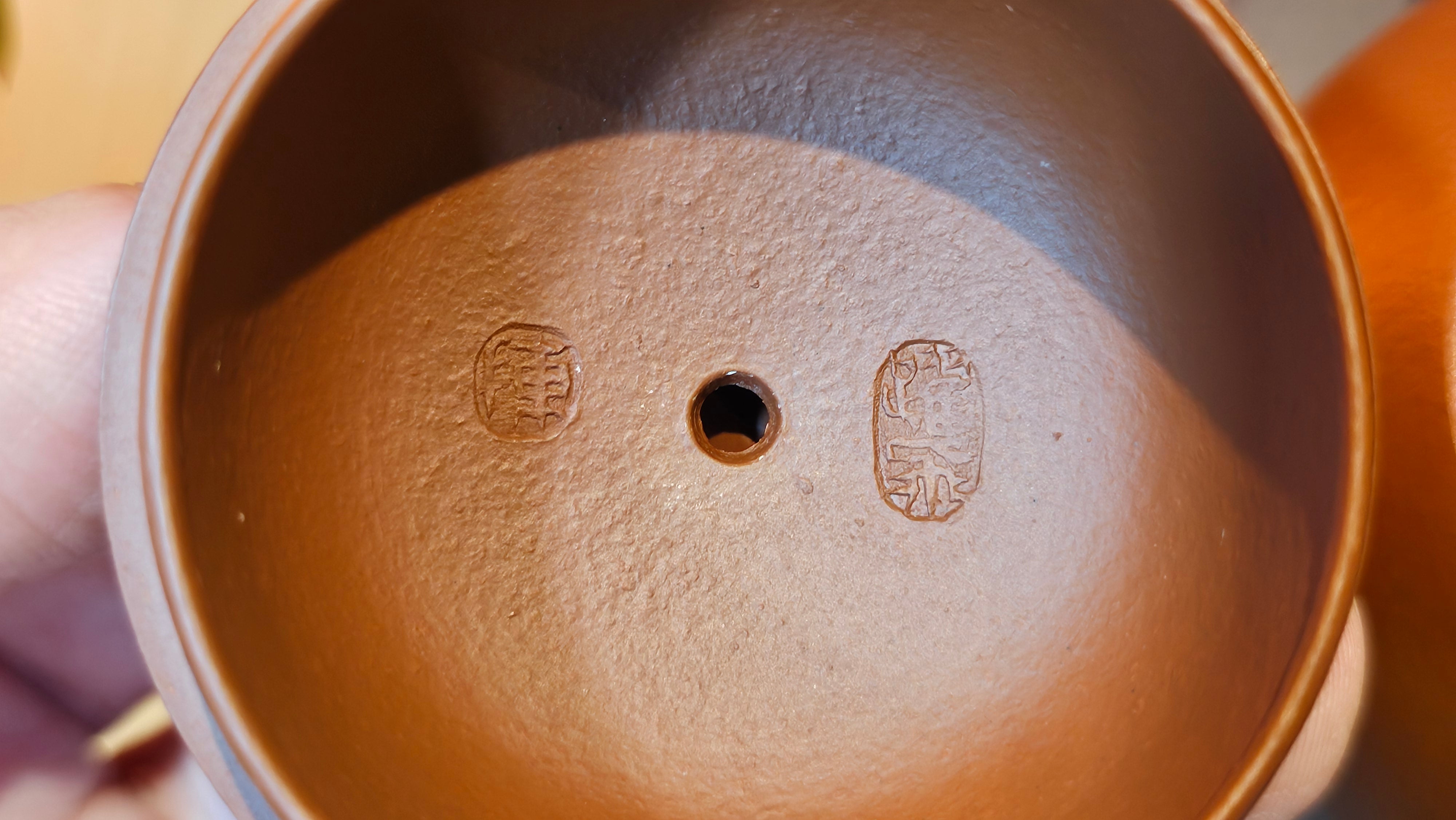 Qin Quan 秦权, with Oriental Clouds Embellishments 云朵贴花工艺, 187.8ml, Xiao Mei Yao Zhu Ni 小煤窑朱泥, by Craftsman Chen Yue Fei 陈跃飞 ~ Congratulations!to Mr C.M.! 1116hrs 31st Oct 2025, Renens! Switzerland🇨🇭!