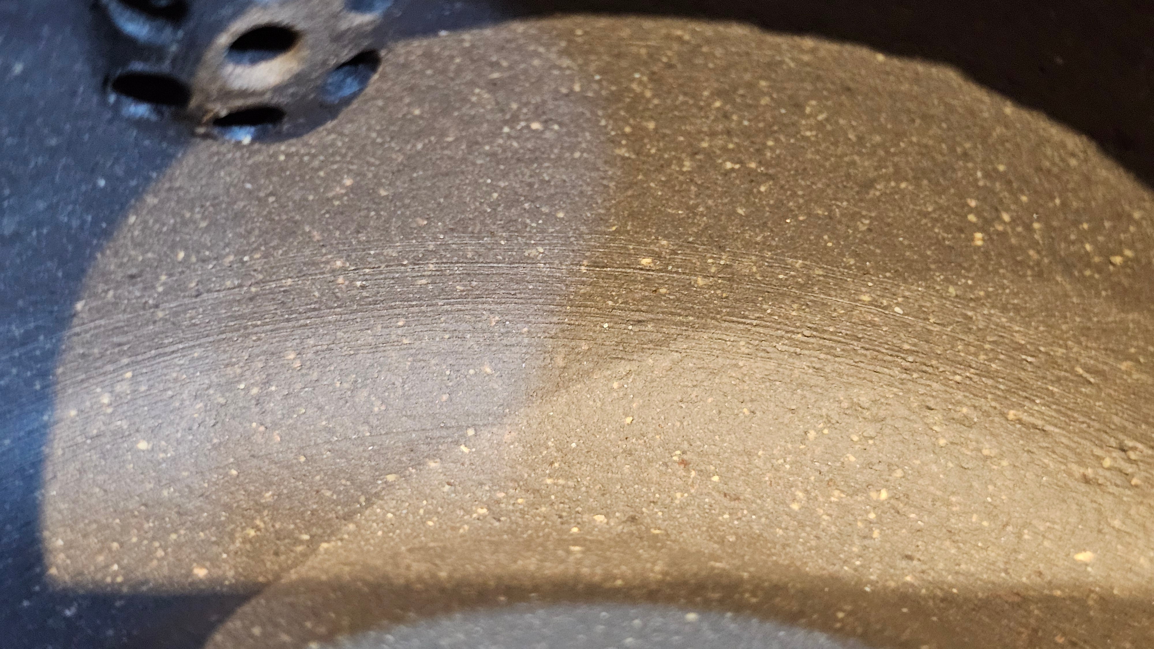 Niu Gai Jing Lan《牛盖井栏》, 162.3ml, Hei Zi Ni 黑紫泥, with Chinese Bronze Age Patterns~Engraving Art 青铜器纹样~刻绘, by our Craftsman Zhang Huan 张欢 ~ Congratulations to Mr F.S.! 2313hrs 22nd Oct 2025, Grenoble! France🇫🇷!