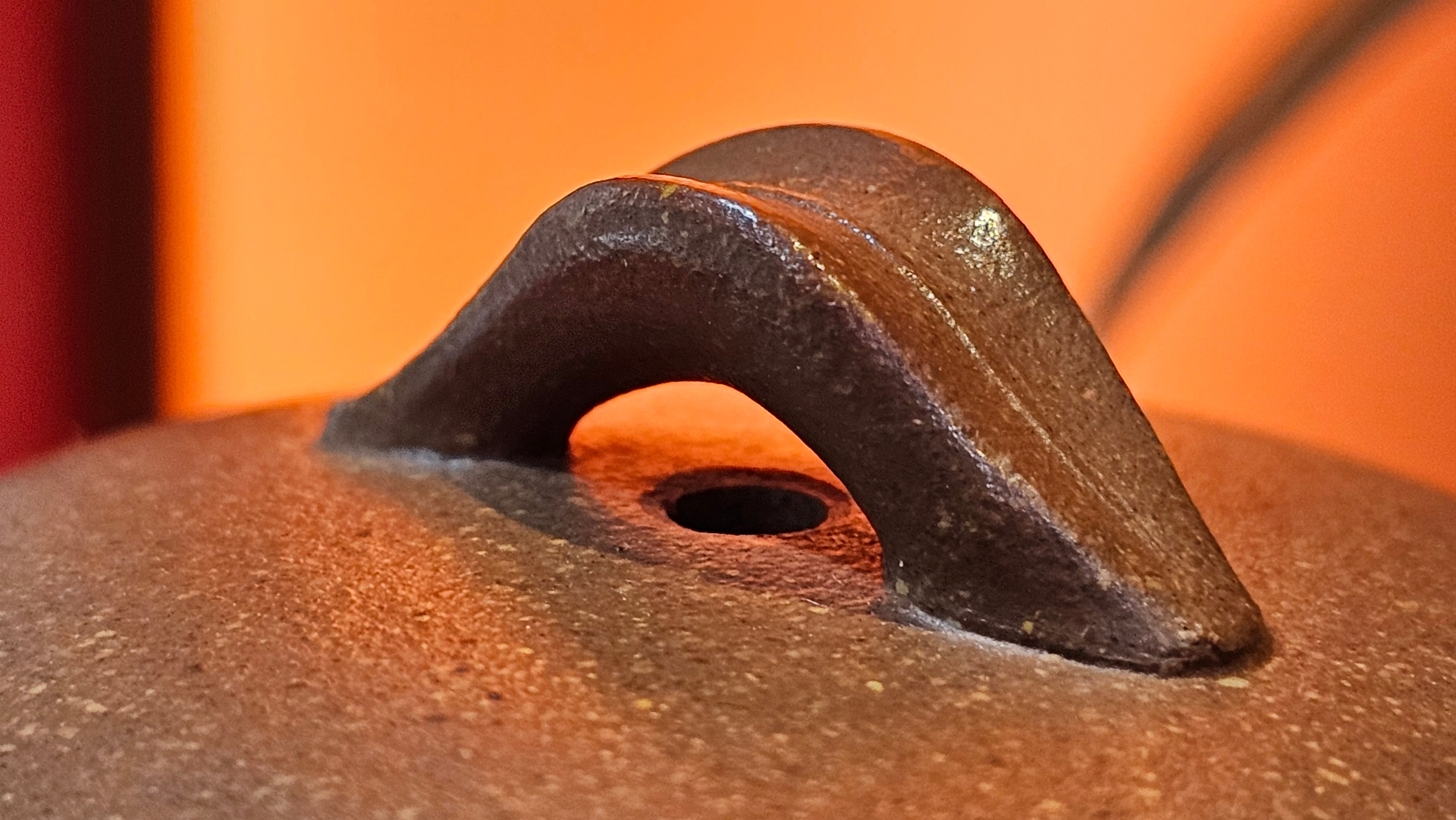 《一叶知秋》Yi Ye Zhi Qiu ~ "The Autumn Leaf", 168.2ml, Bao Shan Duan Ni 宝山段泥, by our Craftsman Zhang Huan 张欢, Bamboo and Calligraphy Engraving by Craftsman Yi Cheng 逸成  ~ Congratulations to Mr G.T.! 1418hrs 24th Oct 2025, Singapore🇸🇬!