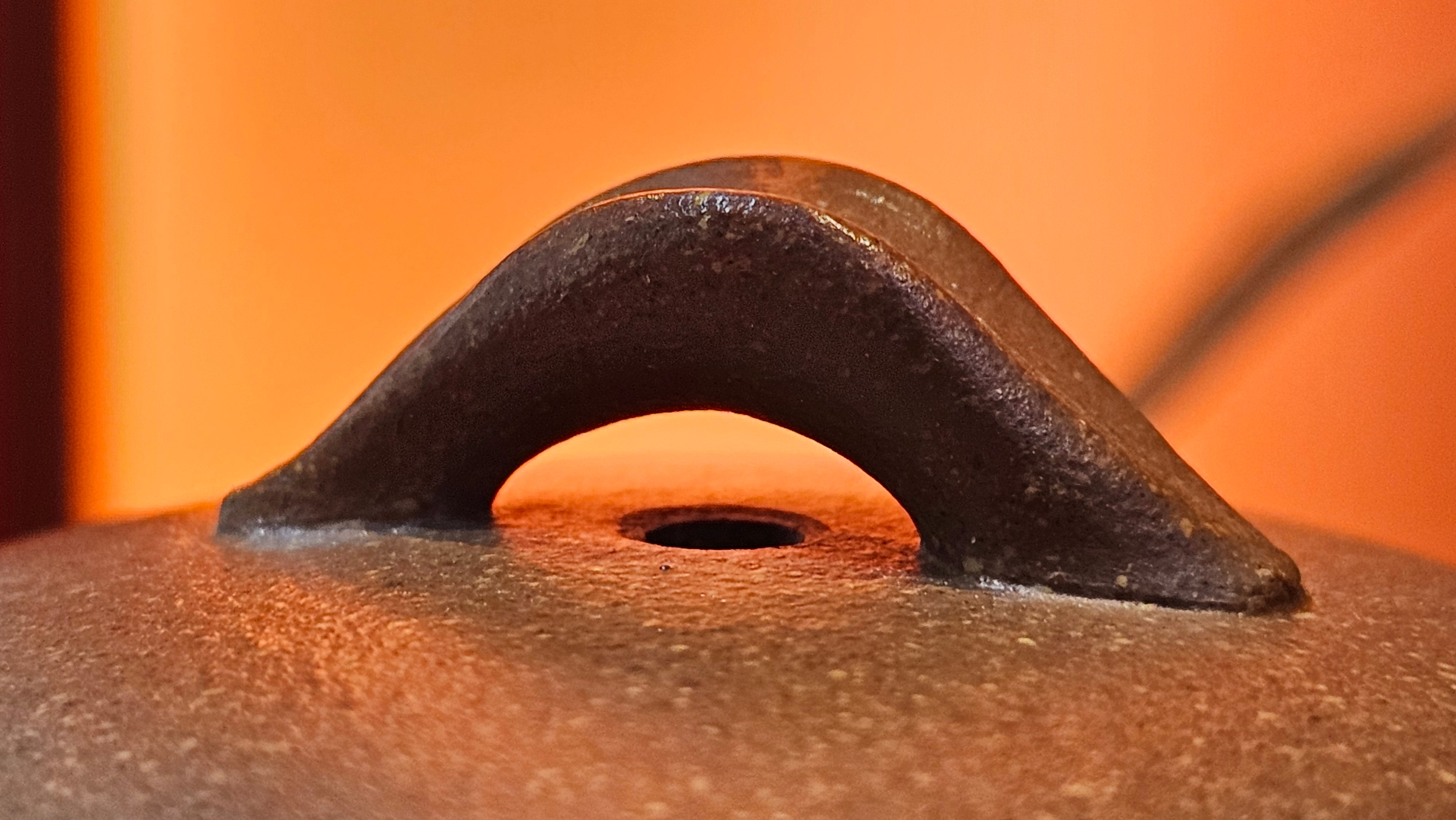 《一叶知秋》Yi Ye Zhi Qiu ~ "The Autumn Leaf", 168.2ml, Bao Shan Duan Ni 宝山段泥, by our Craftsman Zhang Huan 张欢, Bamboo and Calligraphy Engraving by Craftsman Yi Cheng 逸成  ~ Congratulations to Mr G.T.! 1418hrs 24th Oct 2025, Singapore🇸🇬!