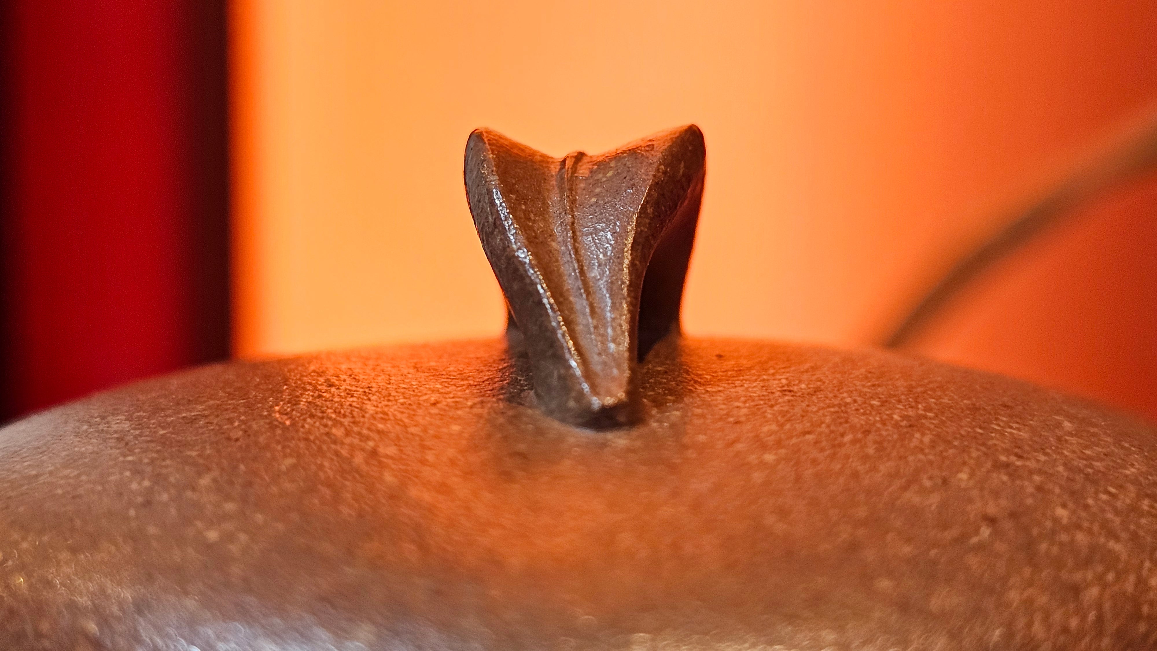 《一叶知秋》Yi Ye Zhi Qiu ~ "The Autumn Leaf", 168.2ml, Bao Shan Duan Ni 宝山段泥, by our Craftsman Zhang Huan 张欢, Bamboo and Calligraphy Engraving by Craftsman Yi Cheng 逸成  ~ Congratulations to Mr G.T.! 1418hrs 24th Oct 2025, Singapore🇸🇬!