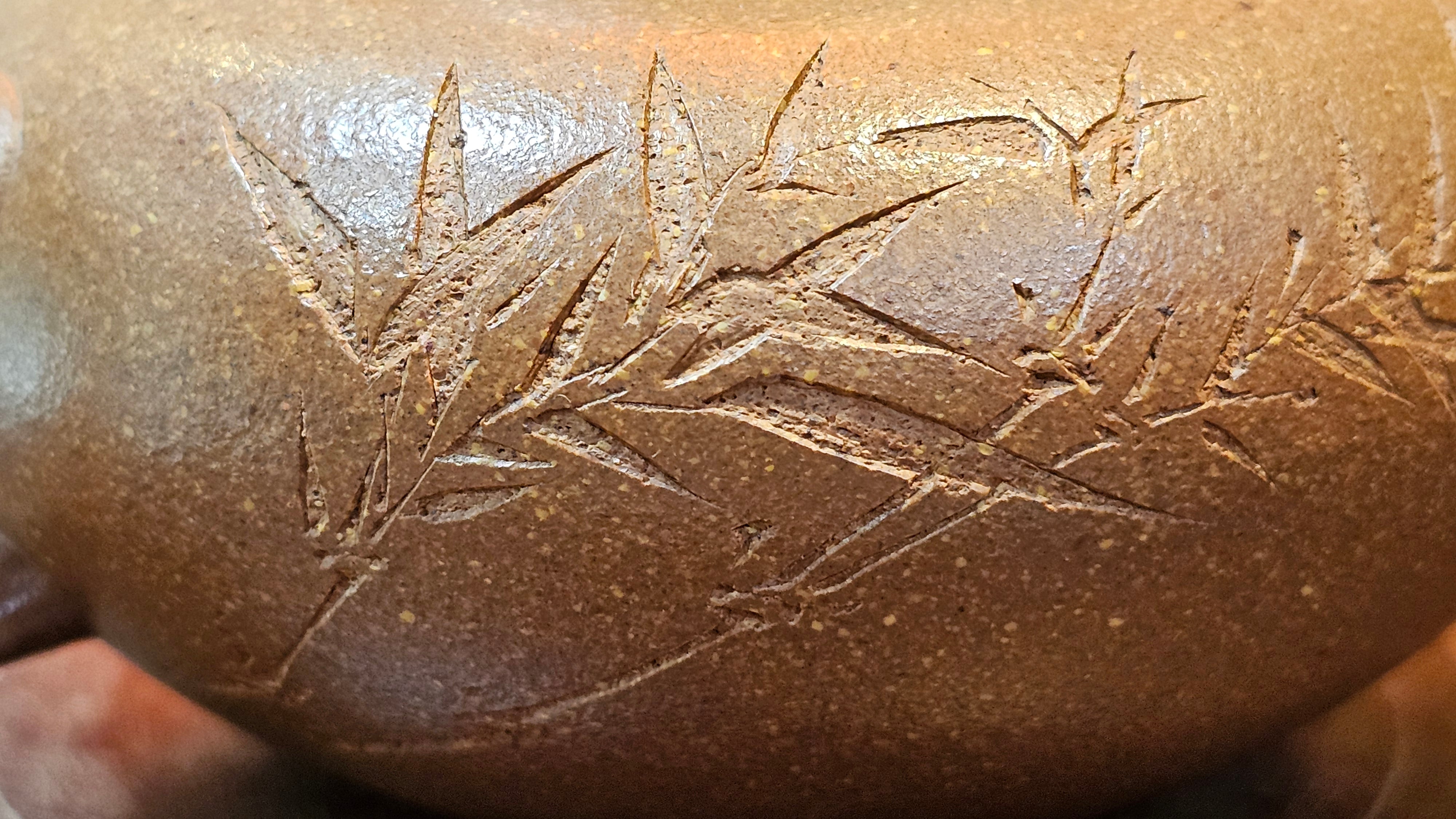 《一叶知秋》Yi Ye Zhi Qiu ~ "The Autumn Leaf", 168.2ml, Bao Shan Duan Ni 宝山段泥, by our Craftsman Zhang Huan 张欢, Bamboo and Calligraphy Engraving by Craftsman Yi Cheng 逸成  ~ Congratulations to Mr G.T.! 1418hrs 24th Oct 2025, Singapore🇸🇬!