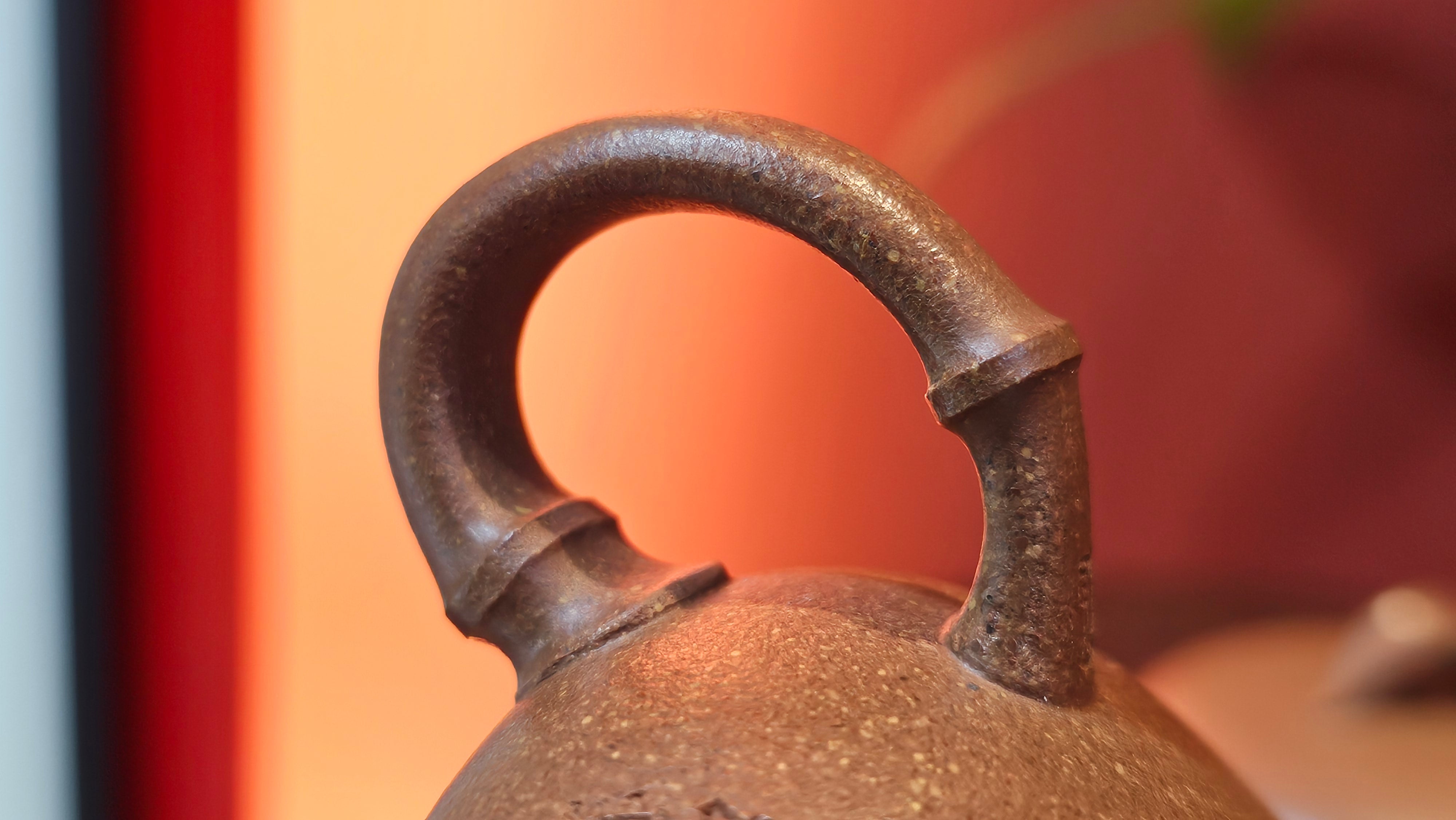 《一叶知秋》Yi Ye Zhi Qiu ~ "The Autumn Leaf", 168.2ml, Bao Shan Duan Ni 宝山段泥, by our Craftsman Zhang Huan 张欢, Bamboo and Calligraphy Engraving by Craftsman Yi Cheng 逸成  ~ Congratulations to Mr G.T.! 1418hrs 24th Oct 2025, Singapore🇸🇬!