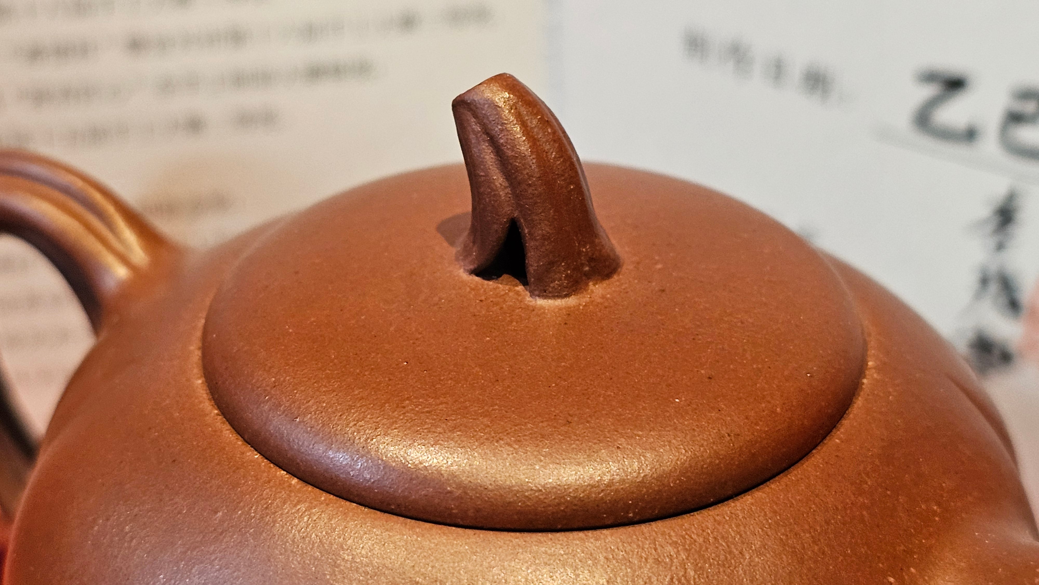 《茄瓜》"Qie Gua", 200.3ml, Di Cao Qing Zi Ni 底槽青紫泥 ~ Crafted by L3A Consummate Master Artist Li Yan Ru 李艳如 ~!Congratulations to Ms M.L., 1433hrs 25th Oct 2025, Phoenix! AZ!