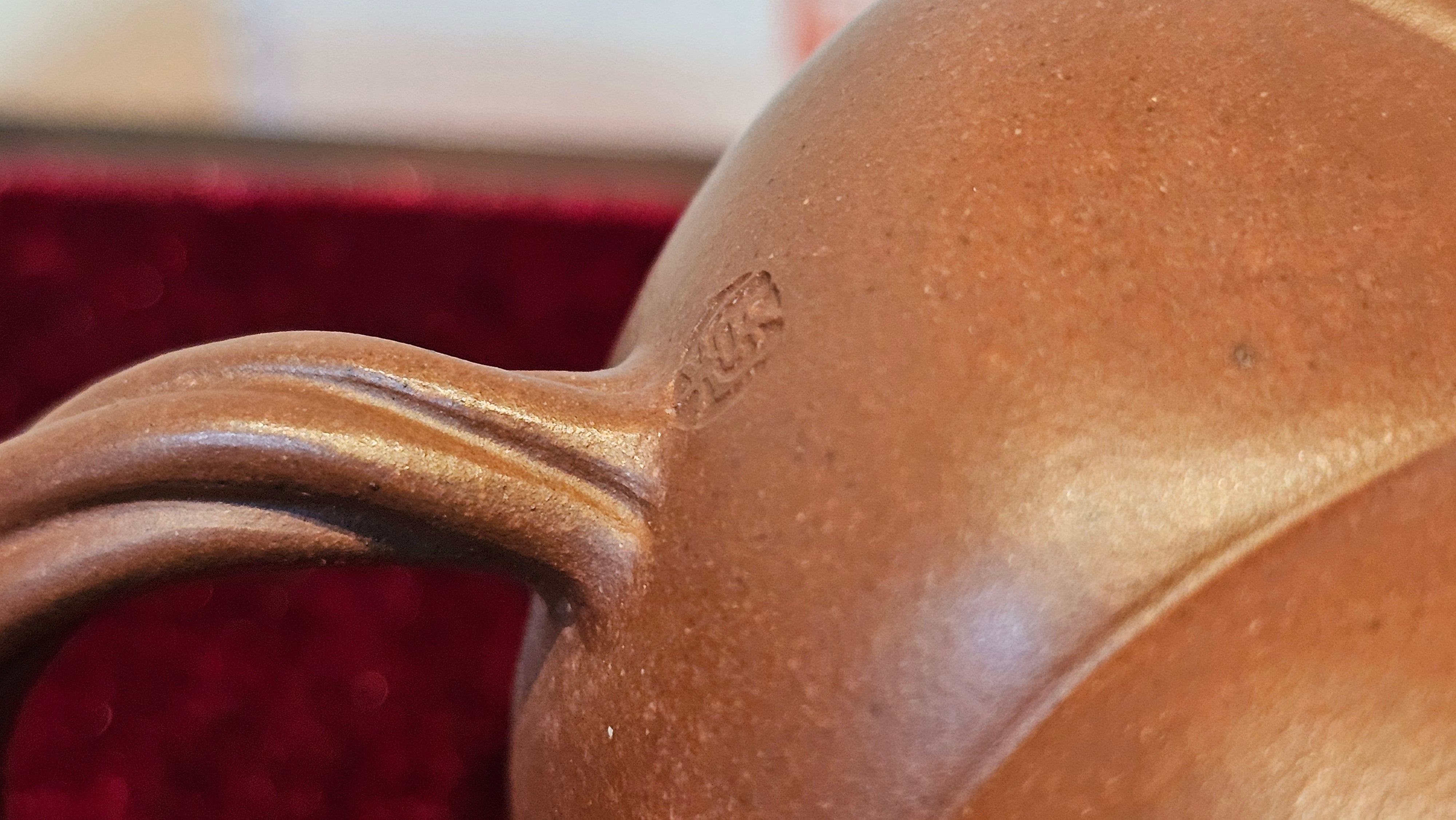 《茄瓜》"Qie Gua", 200.3ml, Di Cao Qing Zi Ni 底槽青紫泥 ~ Crafted by L3A Consummate Master Artist Li Yan Ru 李艳如 ~!Congratulations to Ms M.L., 1433hrs 25th Oct 2025, Phoenix! AZ!