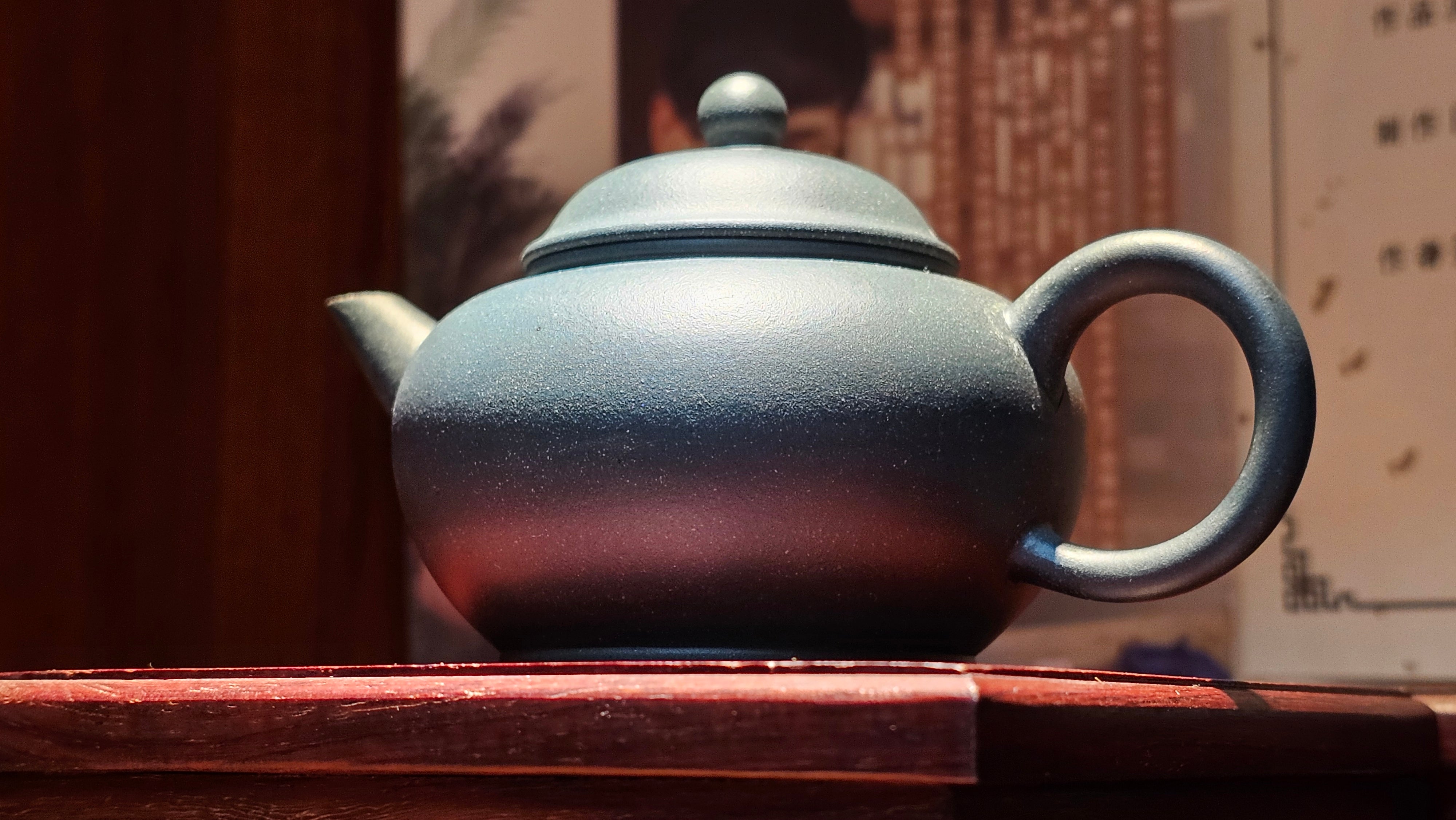 《薄胎水平》"Thin-Walled Construct ~ Shui Ping", 98.5ml!, by L4 Assoc Master Artist Zhang Ke, Using Our Cao Family's Cherished Min Guo Lü Ni, Endorsed by Premier Master Cao An Xiang. 4th Frame: FLOATING illustration VIDEO!~Congrats to Mr W.W.!