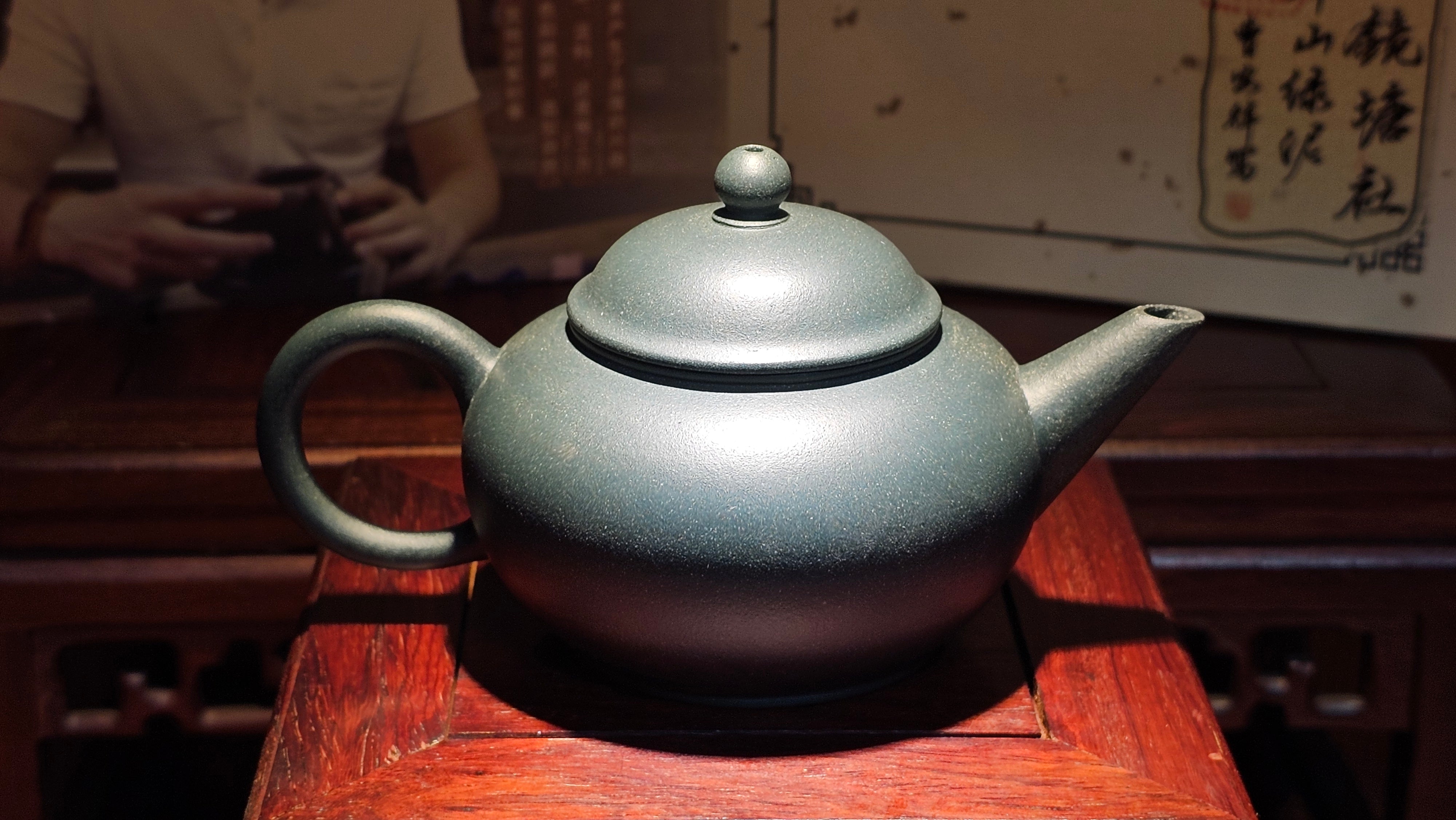 《薄胎水平》"Thin-Walled Construct ~ Shui Ping", 98.5ml!, by L4 Assoc Master Artist Zhang Ke, Using Our Cao Family's Cherished Min Guo Lü Ni, Endorsed by Premier Master Cao An Xiang. 4th Frame: FLOATING illustration VIDEO!~Congrats to Mr W.W.!