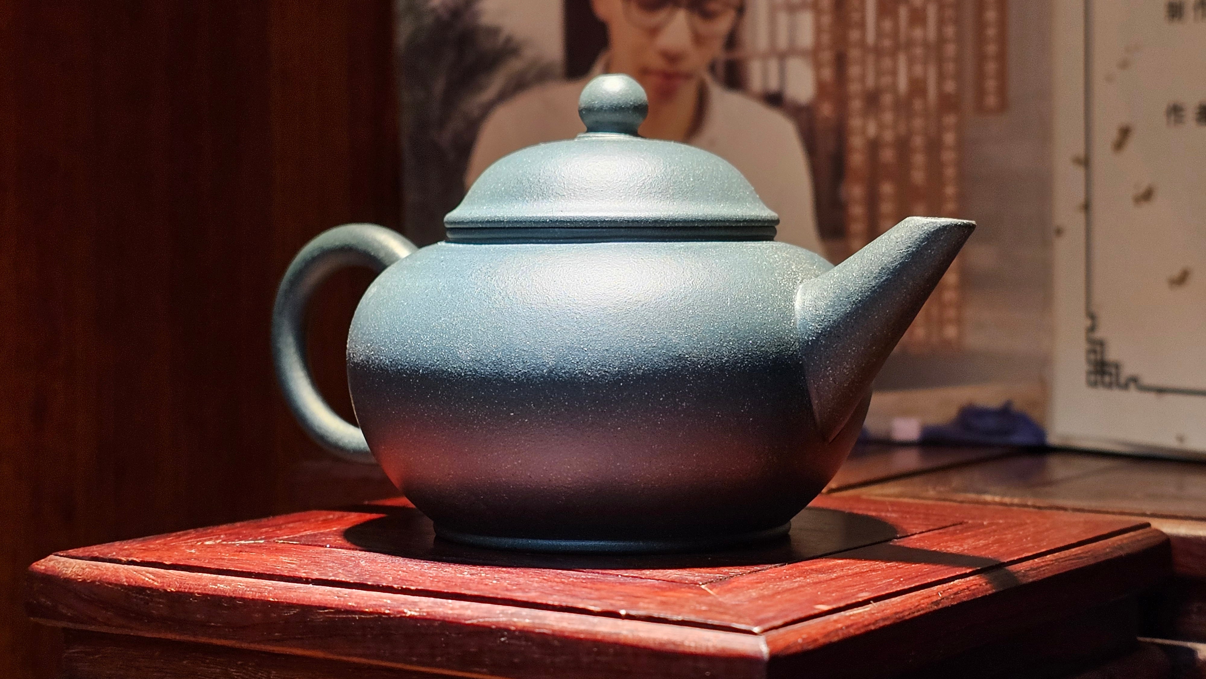 《薄胎水平》"Thin-Walled Construct ~ Shui Ping", 98.5ml!, by L4 Assoc Master Artist Zhang Ke, Using Our Cao Family's Cherished Min Guo Lü Ni, Endorsed by Premier Master Cao An Xiang. 4th Frame: FLOATING illustration VIDEO!~Congrats to Mr W.W.!