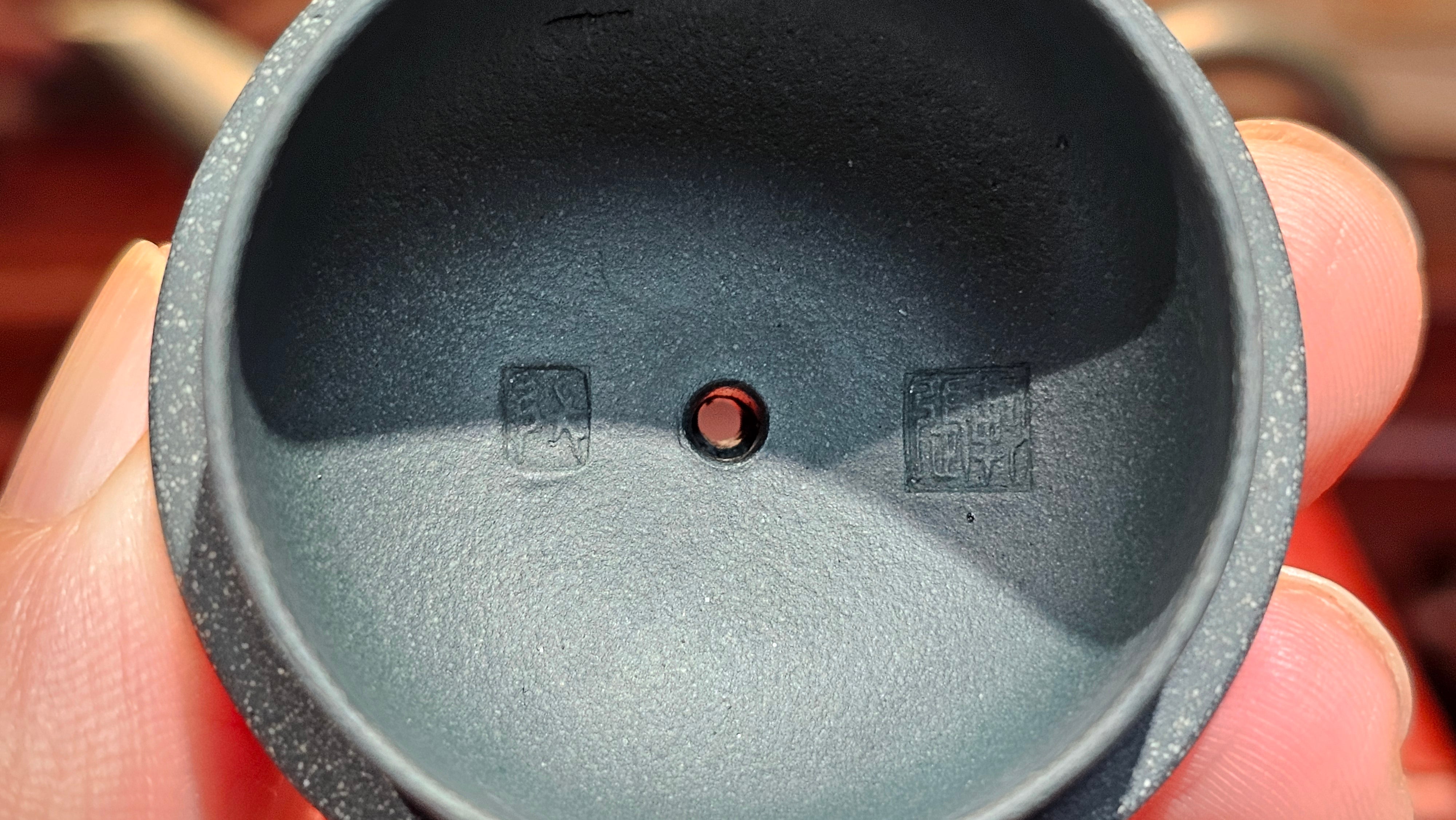 《薄胎水平》"Thin-Walled Construct ~ Shui Ping", 98.5ml!, by L4 Assoc Master Artist Zhang Ke, Using Our Cao Family's Cherished Min Guo Lü Ni, Endorsed by Premier Master Cao An Xiang. 4th Frame: FLOATING illustration VIDEO!~Congrats to Mr W.W.!