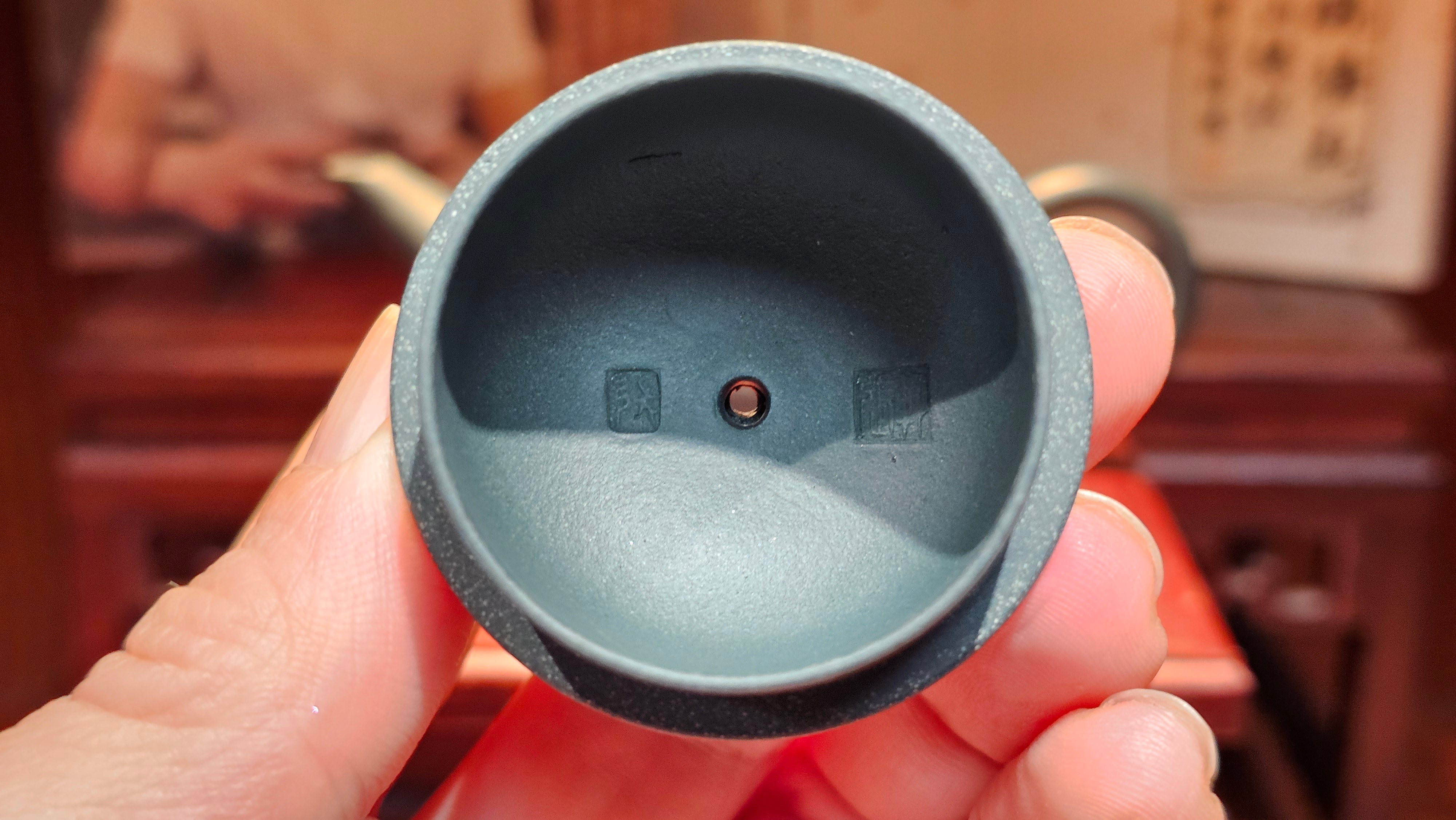 《薄胎水平》"Thin-Walled Construct ~ Shui Ping", 98.5ml!, by L4 Assoc Master Artist Zhang Ke, Using Our Cao Family's Cherished Min Guo Lü Ni, Endorsed by Premier Master Cao An Xiang. 4th Frame: FLOATING illustration VIDEO!~Congrats to Mr W.W.!