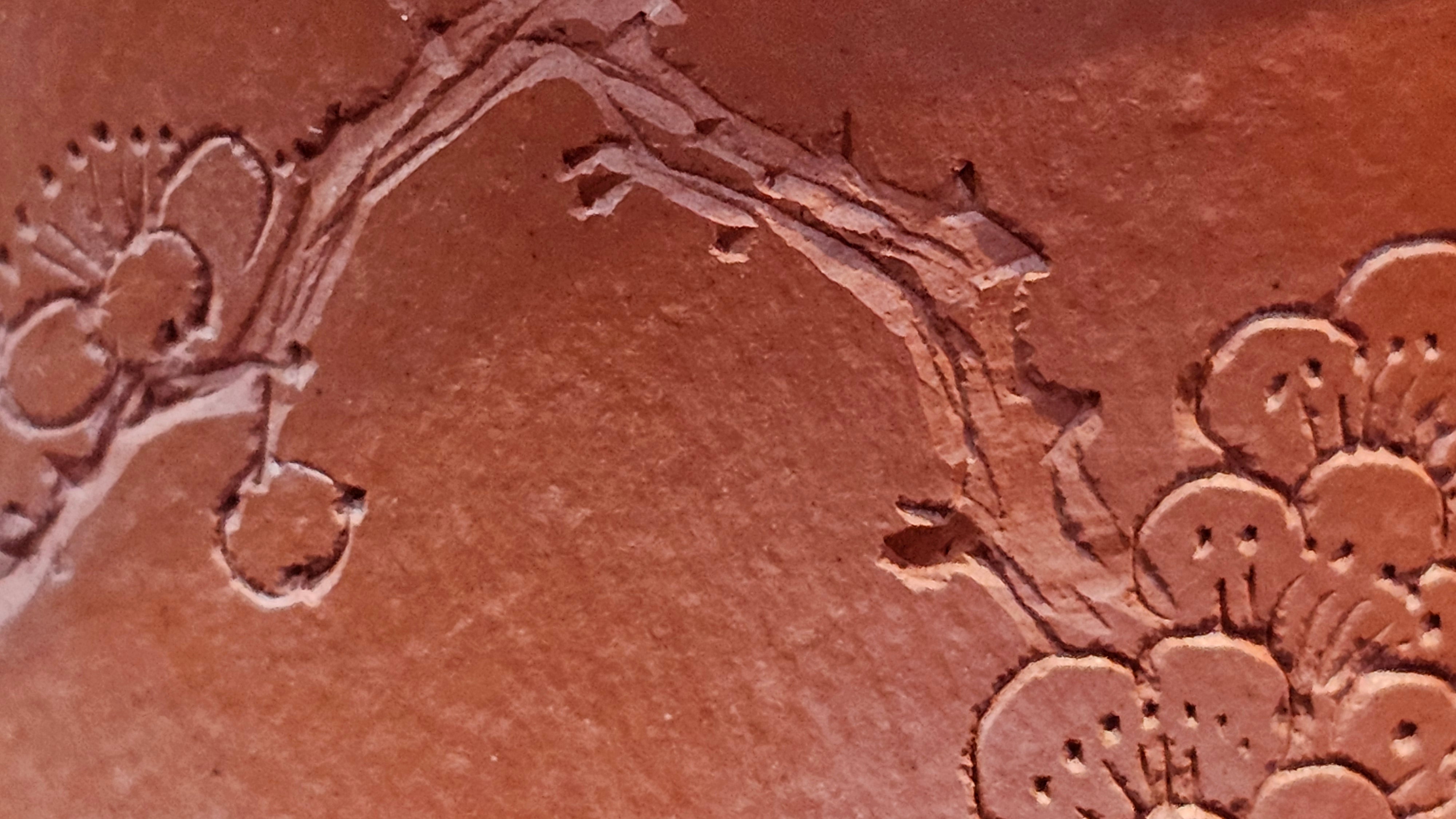 Yun Zhu 云柱 "Pillar of the Heavens", 130.1ml, Xiao Mei Yao Zhu Ni, by Craftsman Wang Hui 王慧 ~ "梅开五福" and Plum Blossoms Engraving by Craftsman Yi De Shu 一德书 ~ Congratulations to Mr L.Q.! 1839hrs 31st Oct 2025, Pender Island! Canada🇨🇦!