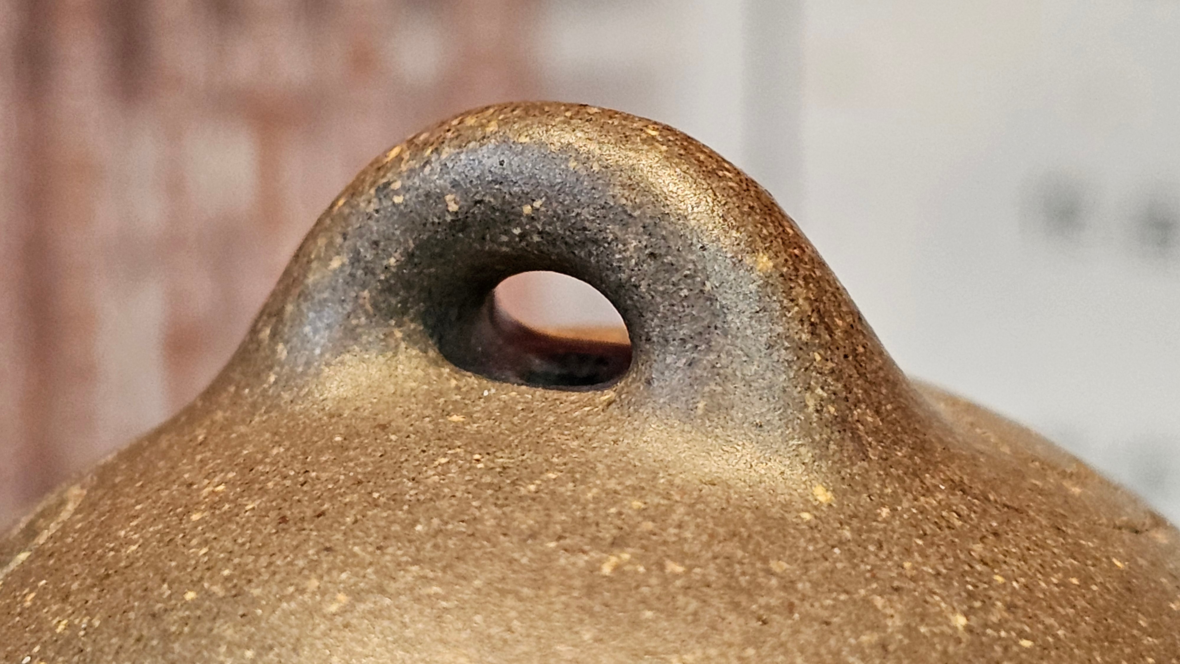 《秦权》"Qin Quan", 155.9ml, by L4 Assoc Master Artist Zhang Ke, Using Our Cao Family's Famous Qing Hui Duan Ni ~ Used and Endorsed by Premier Master Cao An Xiang 紫砂香炉一人曹安祥 ~ Congrats to Kungfu Master Mr J.G.! 1236hrs 31st Oct 2025, New Orleans, LA!