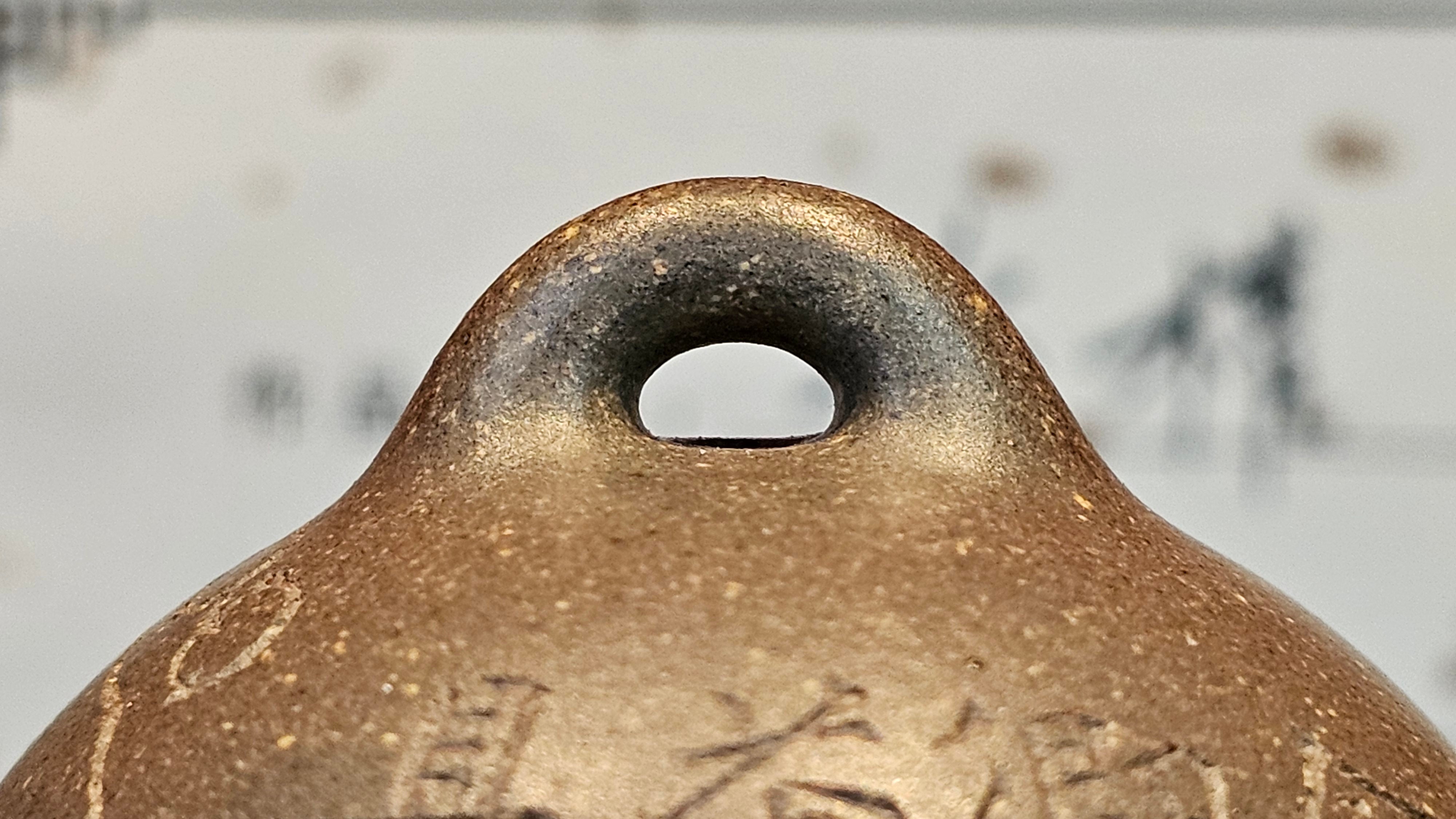 《秦权》"Qin Quan", 155.9ml, by L4 Assoc Master Artist Zhang Ke, Using Our Cao Family's Famous Qing Hui Duan Ni ~ Used and Endorsed by Premier Master Cao An Xiang 紫砂香炉一人曹安祥 ~ Congrats to Kungfu Master Mr J.G.! 1236hrs 31st Oct 2025, New Orleans, LA!