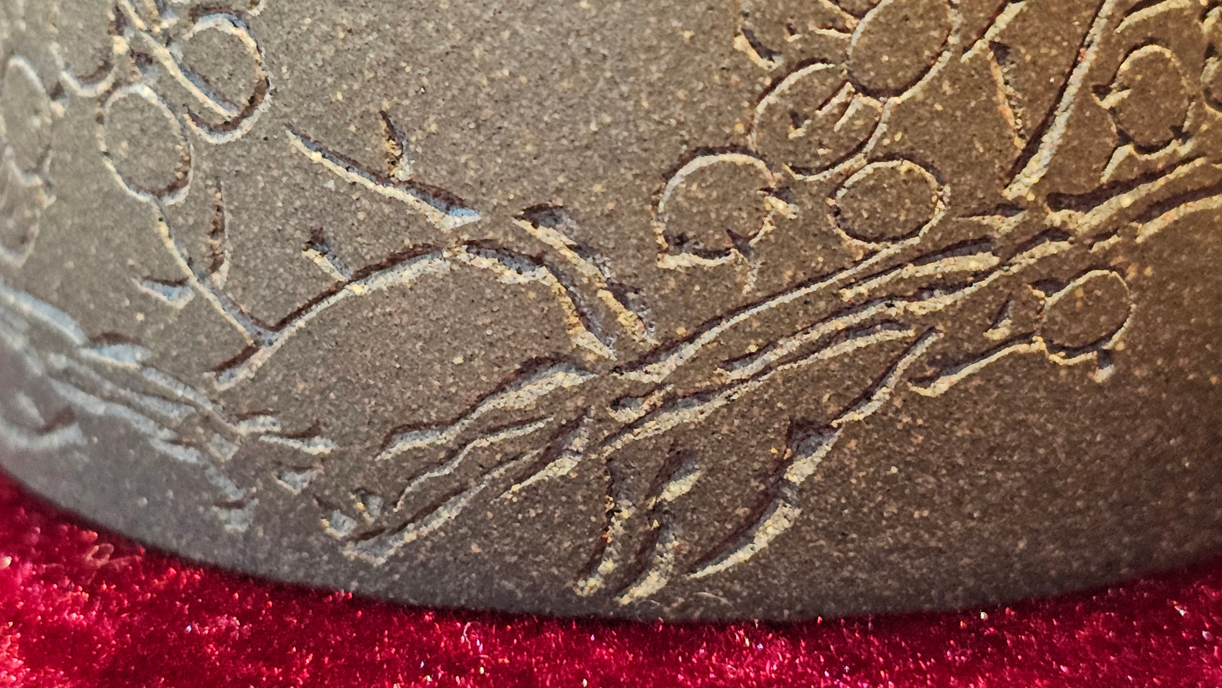 《秦权》"Qin Quan", 155.9ml, by L4 Assoc Master Artist Zhang Ke, Using Our Cao Family's Famous Qing Hui Duan Ni ~ Used and Endorsed by Premier Master Cao An Xiang 紫砂香炉一人曹安祥 ~ Congrats to Kungfu Master Mr J.G.! 1236hrs 31st Oct 2025, New Orleans, LA!