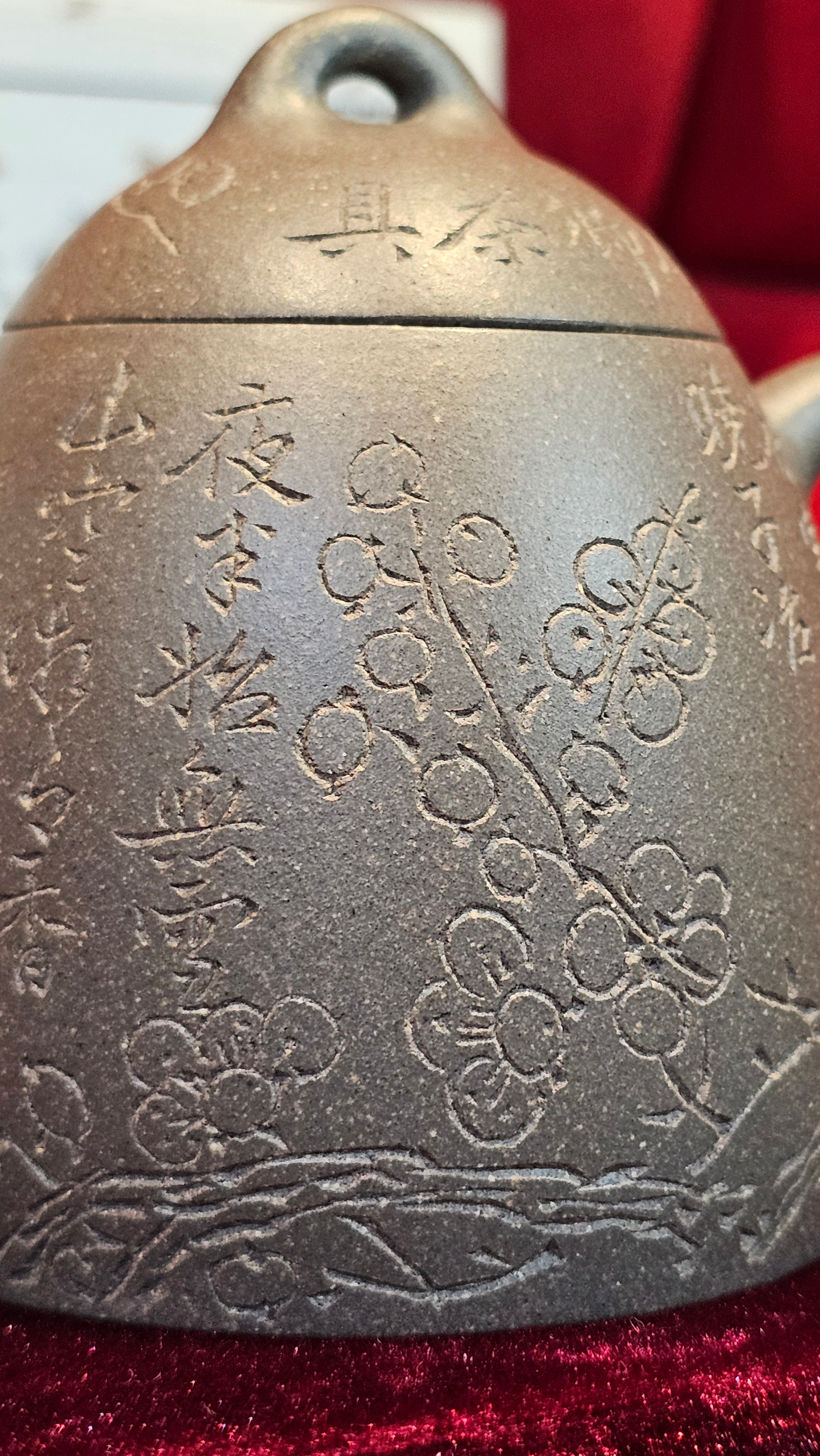 《秦权》"Qin Quan", 155.9ml, by L4 Assoc Master Artist Zhang Ke, Using Our Cao Family's Famous Qing Hui Duan Ni ~ Used and Endorsed by Premier Master Cao An Xiang 紫砂香炉一人曹安祥 ~ Congrats to Kungfu Master Mr J.G.! 1236hrs 31st Oct 2025, New Orleans, LA!