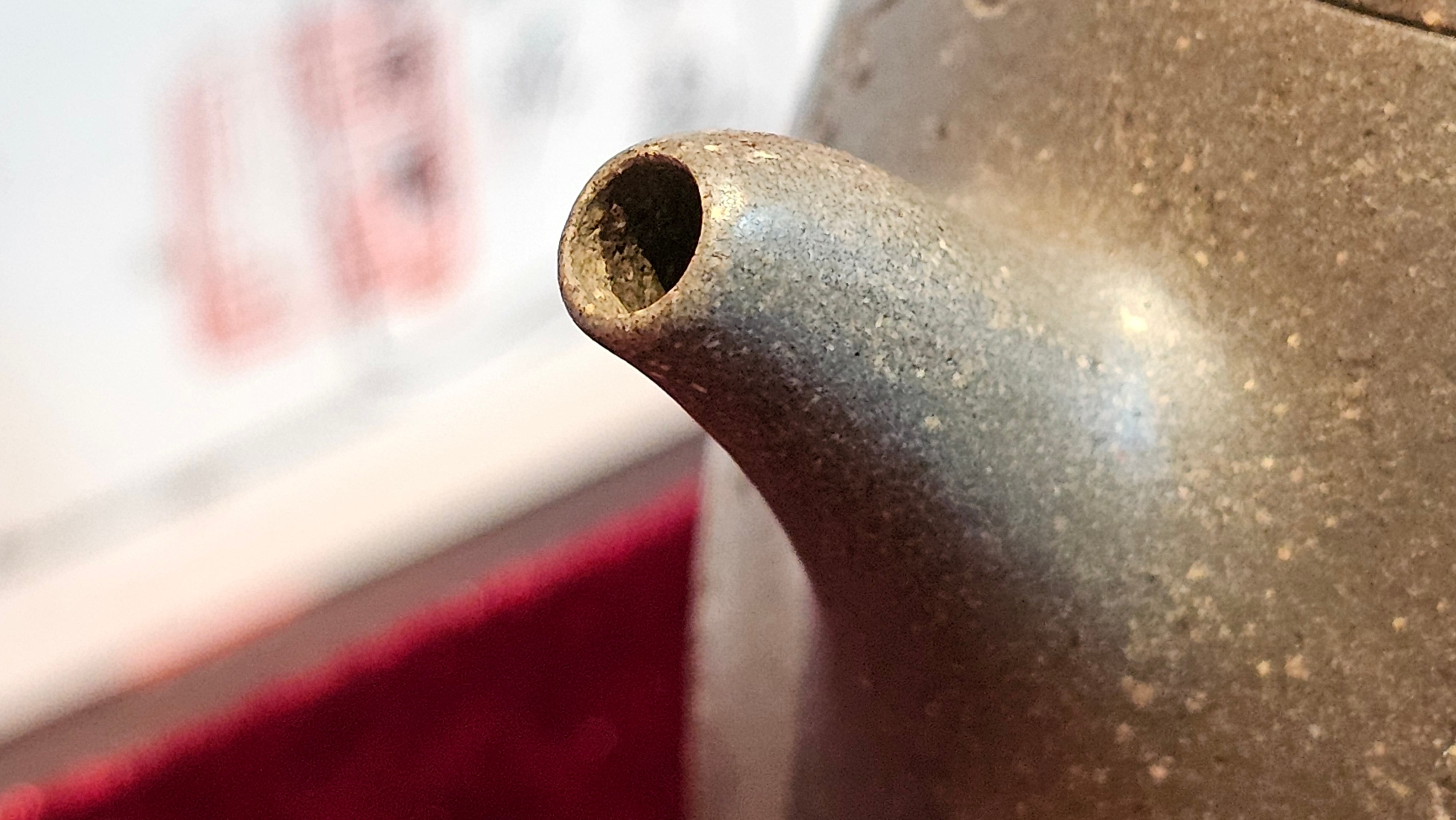 《秦权》"Qin Quan", 155.9ml, by L4 Assoc Master Artist Zhang Ke, Using Our Cao Family's Famous Qing Hui Duan Ni ~ Used and Endorsed by Premier Master Cao An Xiang 紫砂香炉一人曹安祥 ~ Congrats to Kungfu Master Mr J.G.! 1236hrs 31st Oct 2025, New Orleans, LA!