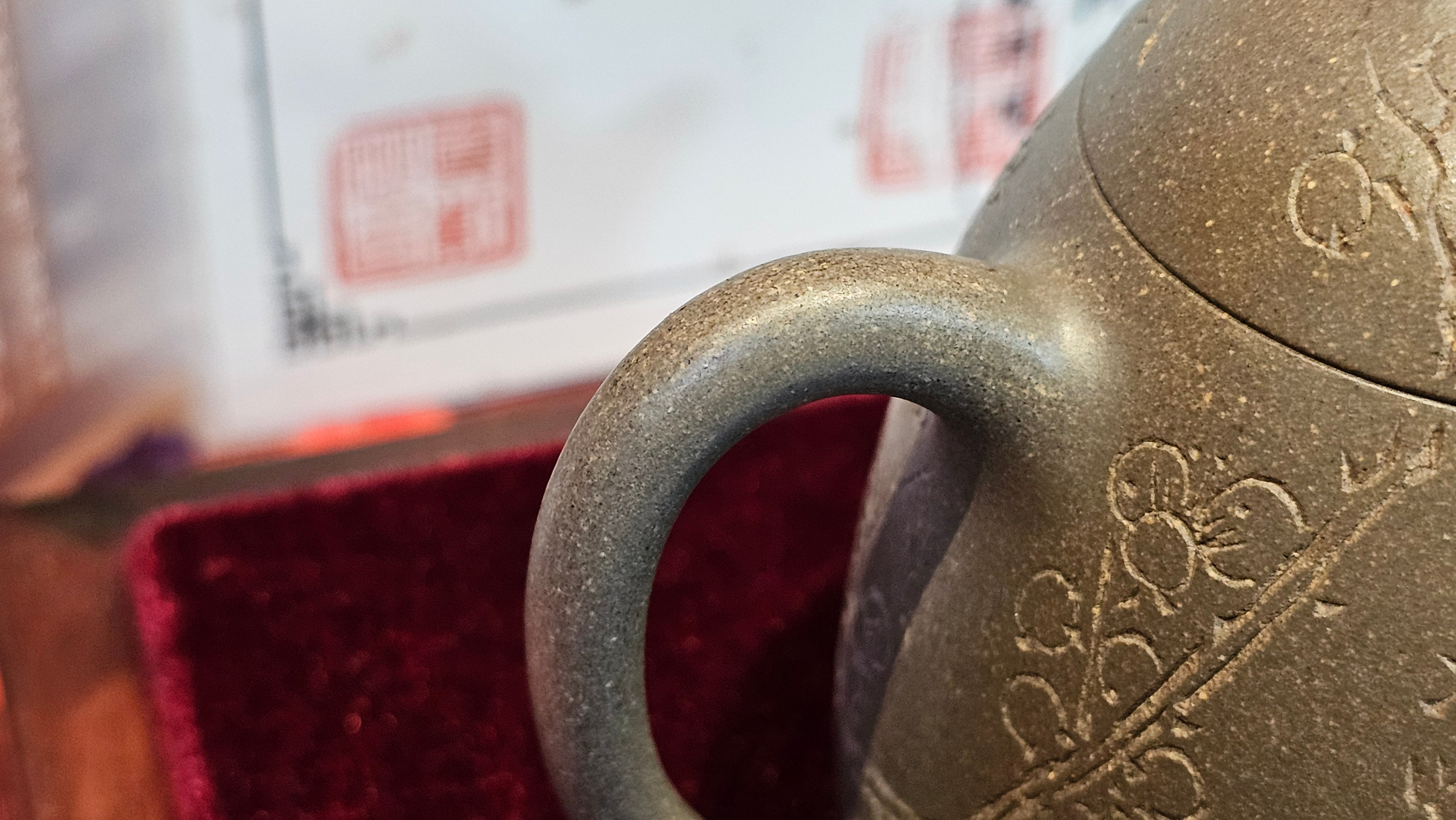 《秦权》"Qin Quan", 155.9ml, by L4 Assoc Master Artist Zhang Ke, Using Our Cao Family's Famous Qing Hui Duan Ni ~ Used and Endorsed by Premier Master Cao An Xiang 紫砂香炉一人曹安祥 ~ Congrats to Kungfu Master Mr J.G.! 1236hrs 31st Oct 2025, New Orleans, LA!