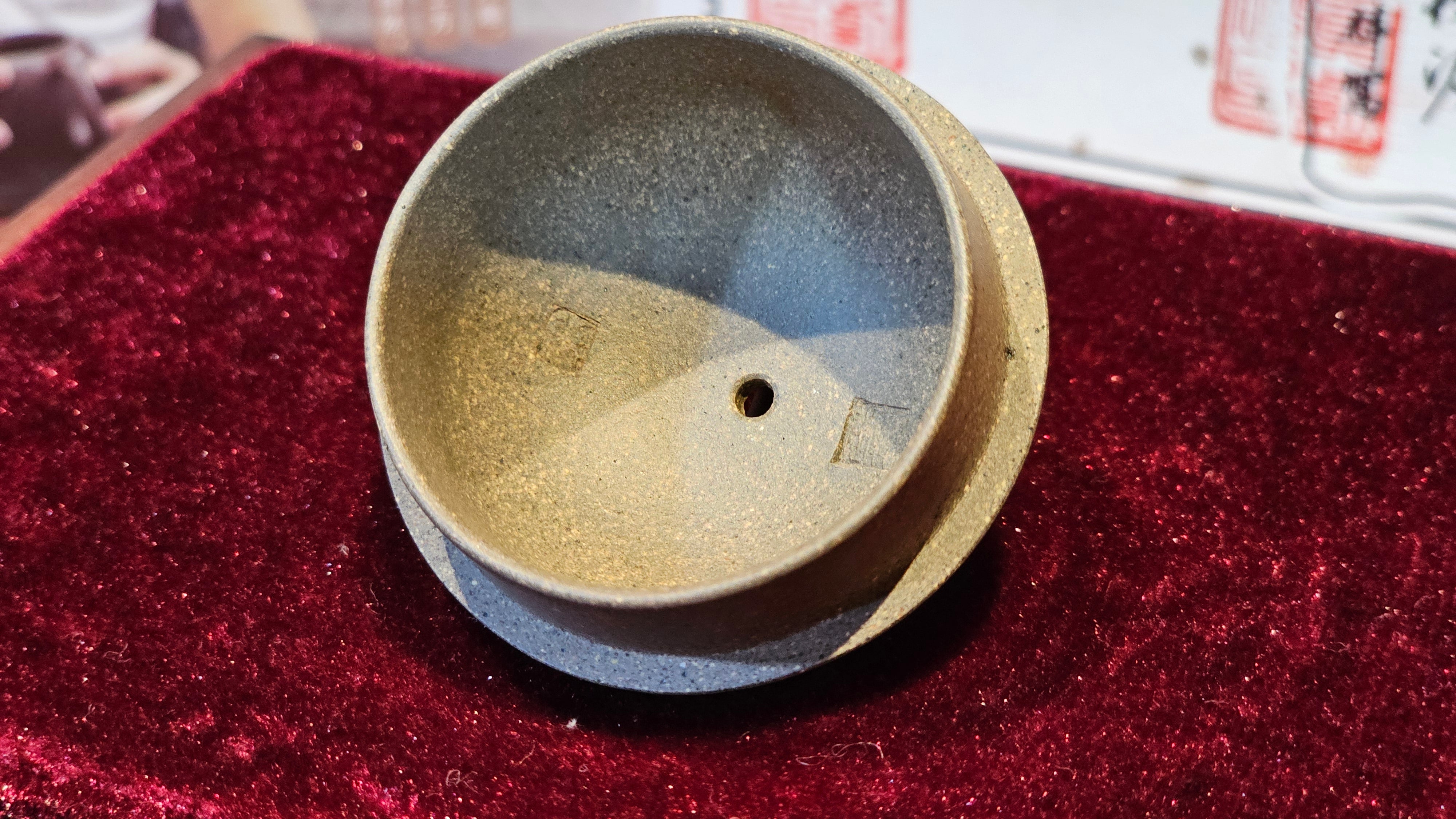 《秦权》"Qin Quan", 155.9ml, by L4 Assoc Master Artist Zhang Ke, Using Our Cao Family's Famous Qing Hui Duan Ni ~ Used and Endorsed by Premier Master Cao An Xiang 紫砂香炉一人曹安祥 ~ Congrats to Kungfu Master Mr J.G.! 1236hrs 31st Oct 2025, New Orleans, LA!